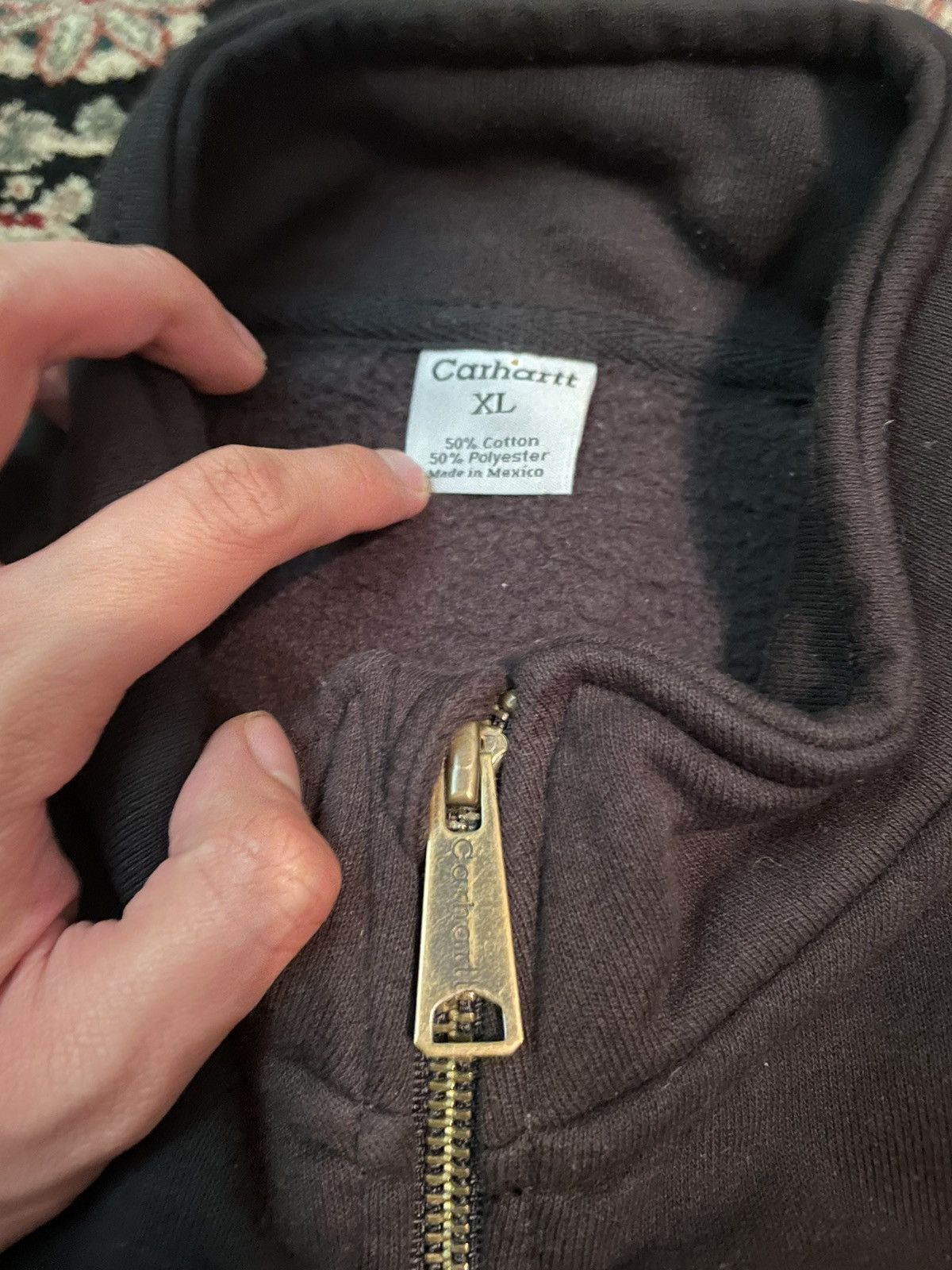 Vintage Carhartt zip up Size US XL / EU 56 / 4 - 4 Thumbnail