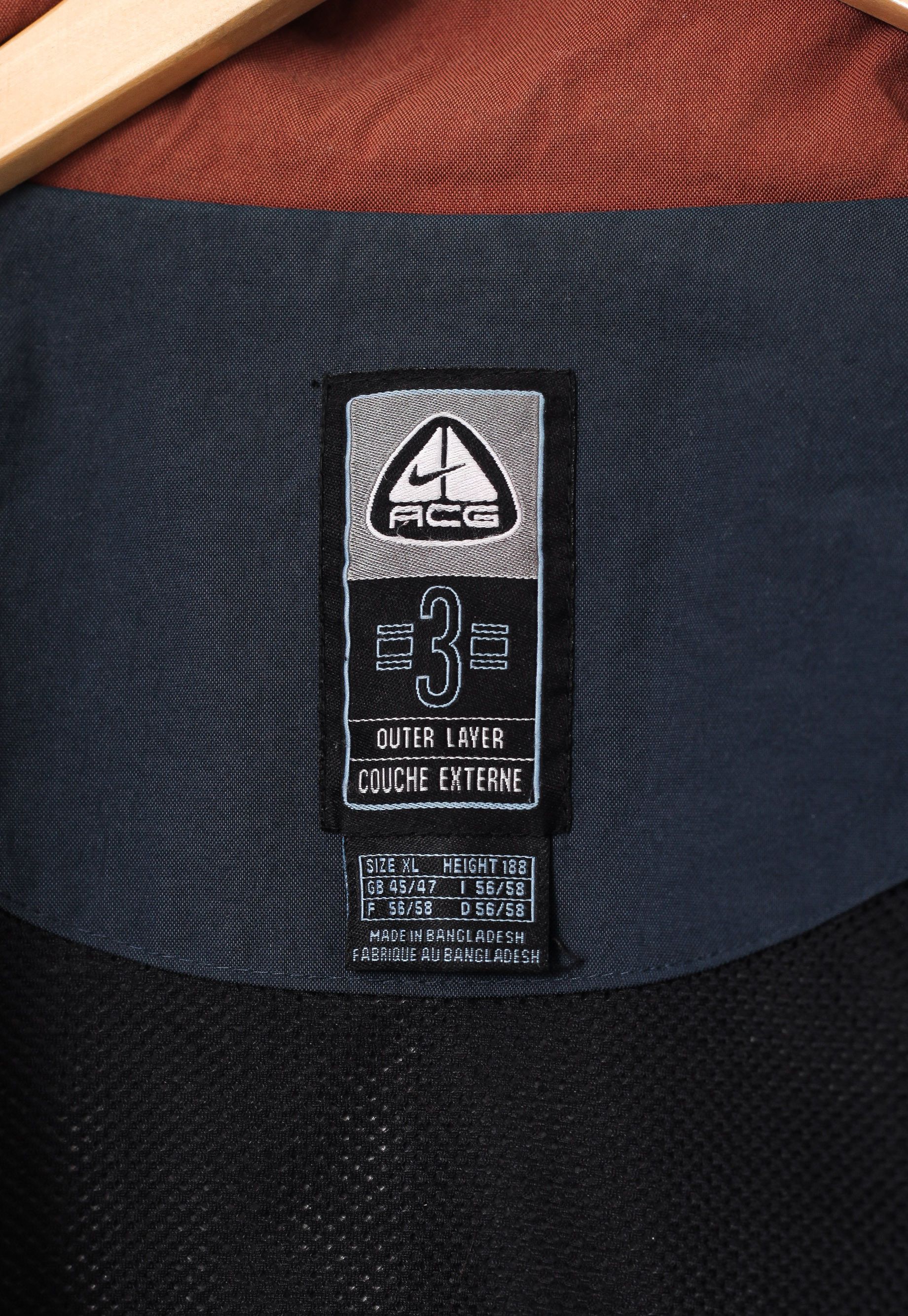 Nike Vintage NIKE ACG Jacket Shell 90s A8078 Size US XL / EU 56 / 4 - 5 Thumbnail