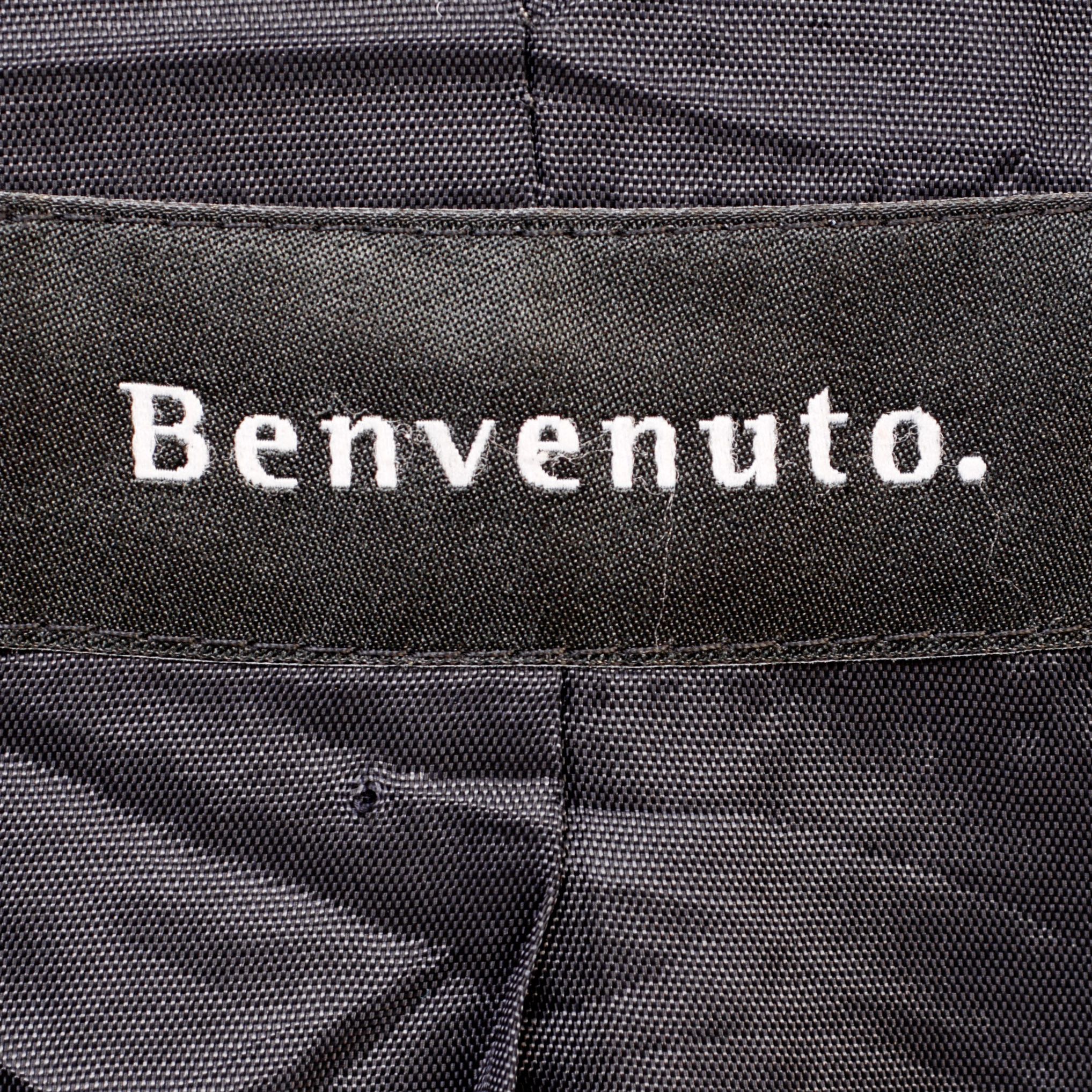 BENVENUTO. Virgin Wool Blazer EU 26 Sport Coat L Suit Jacket Black Size 42S - 3 Thumbnail