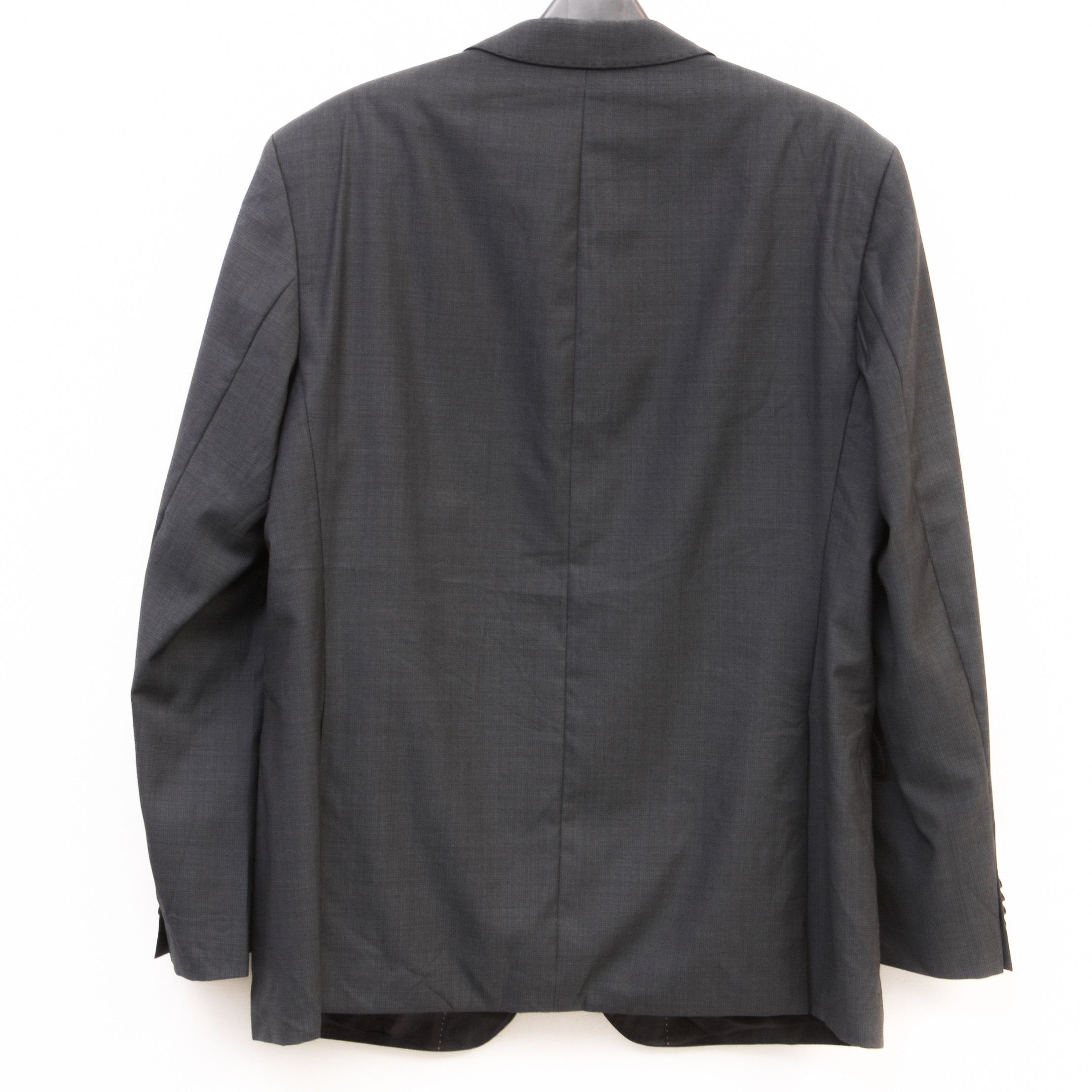 BENVENUTO. Virgin Wool Blazer EU 26 Sport Coat L Suit Jacket Black Size 42S - 5 Thumbnail