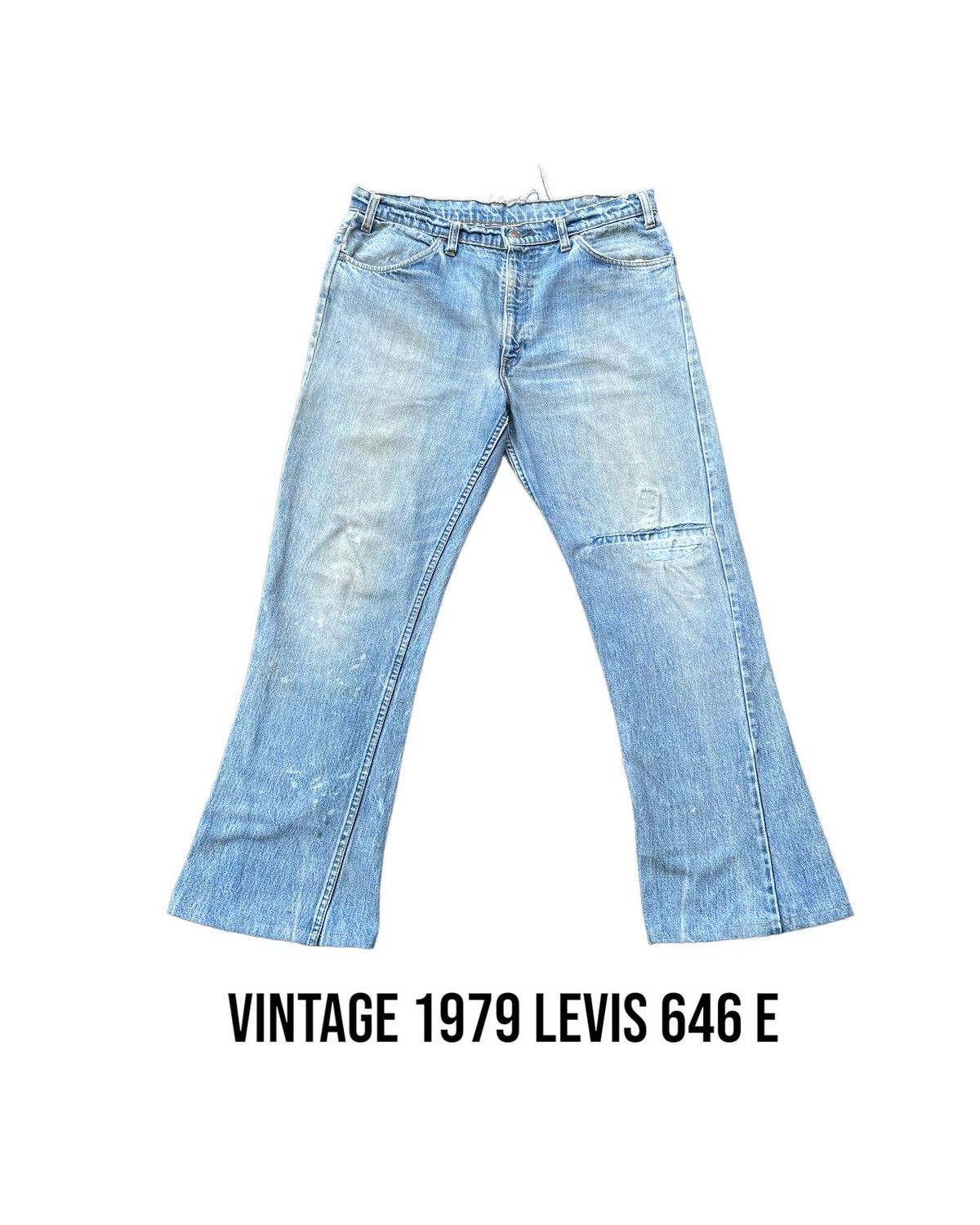 Levi's Vintage 1979 Levis 646 E Distresed Size US 36 / EU 52 - 1 Thumbnail