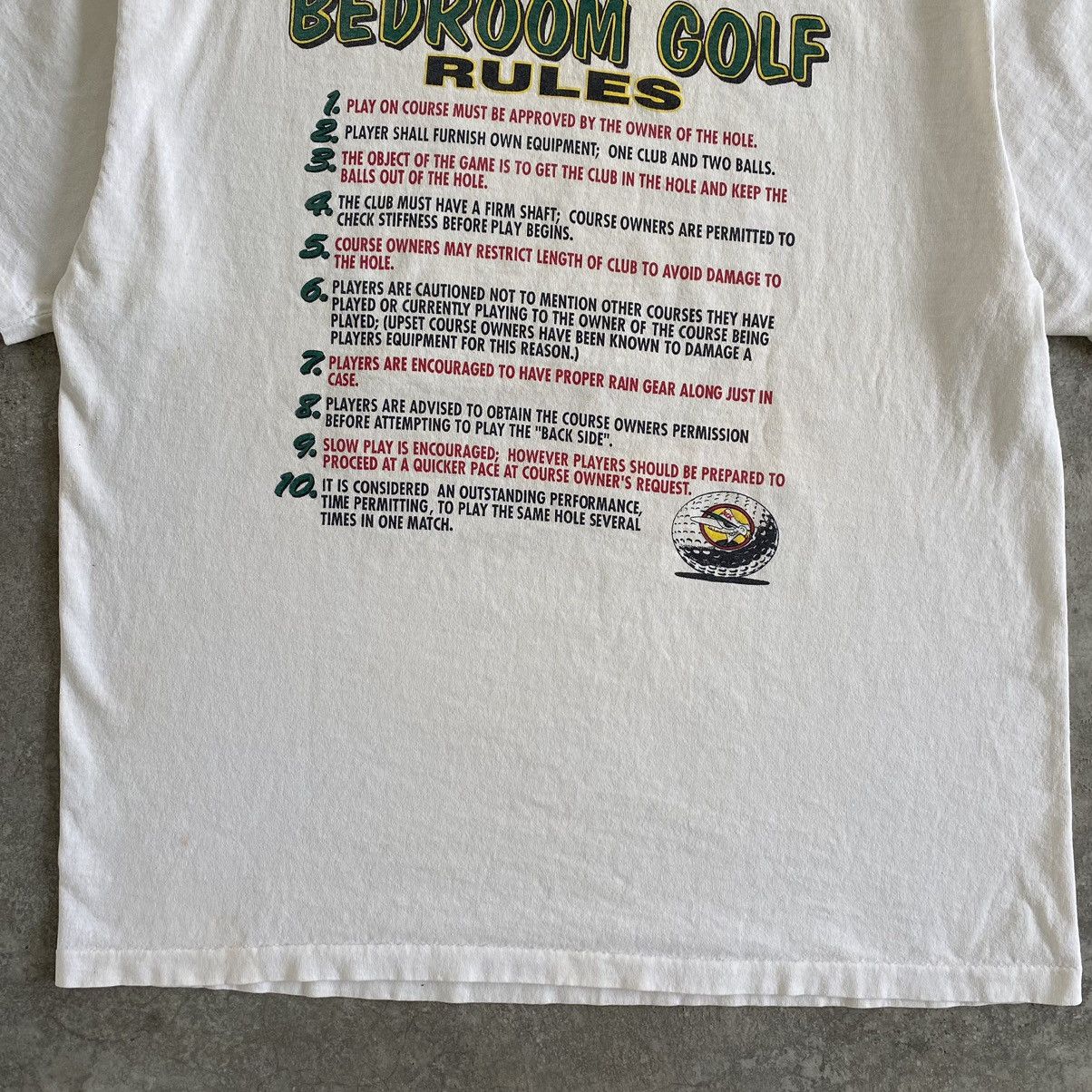 Vintage Vintage 90’s Swingin’ DICK’S Rules Wording Dirty T-shirt Size US L / EU 52-54 / 3 - 14 Thumbnail