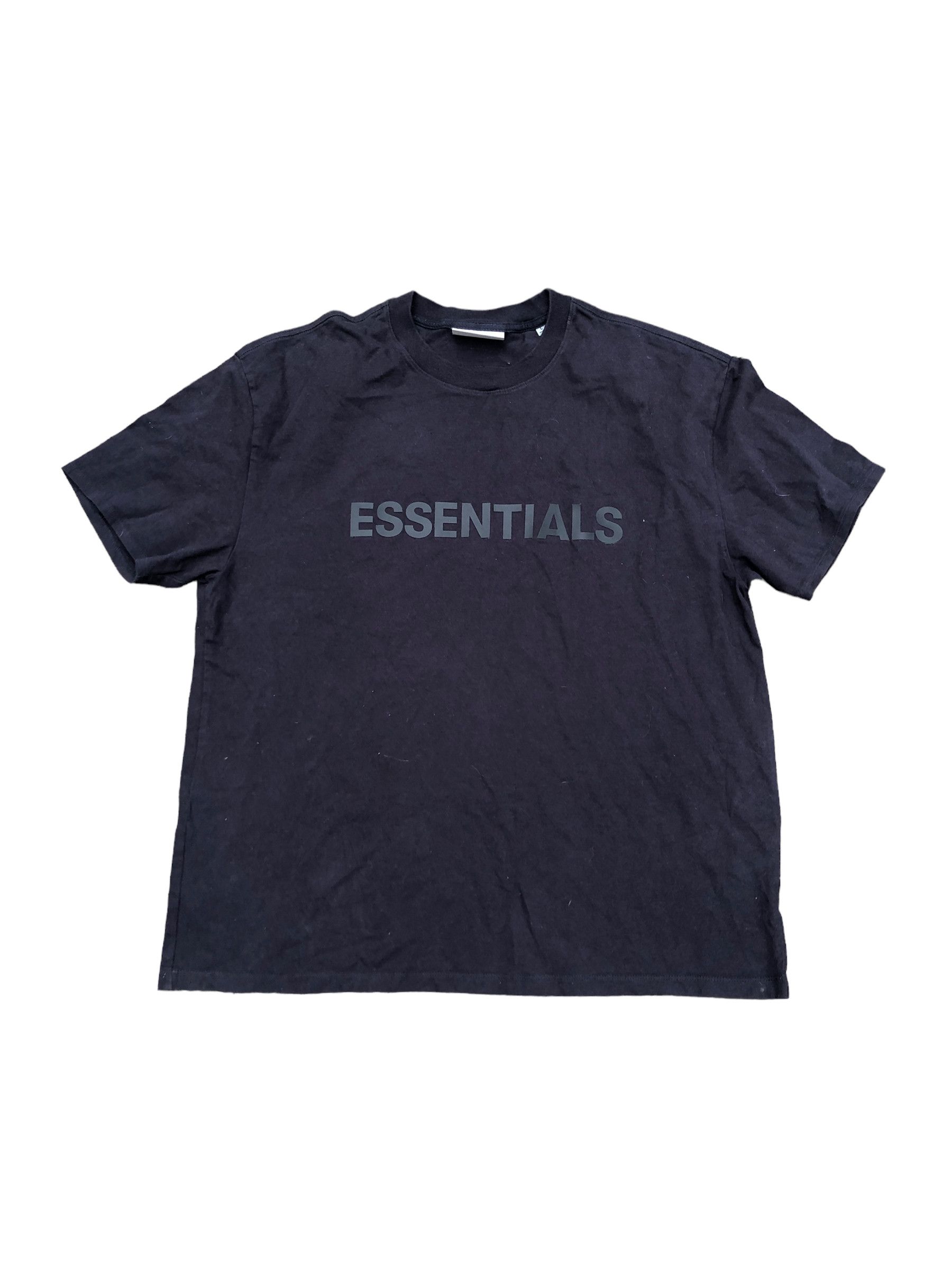 Essentials T Shirt Navy Blue Large