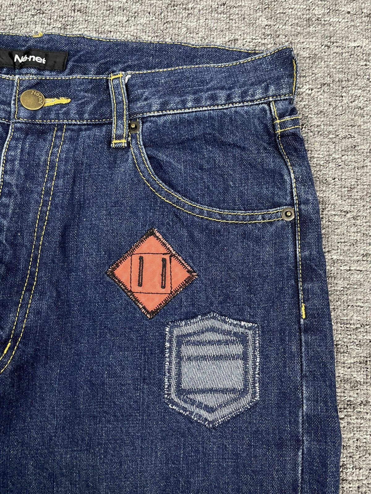 Issey Miyake Vintage Ne-net Issey Miyake Denim Jeans Patchwork Size US 30 / EU 46 - 5 Thumbnail