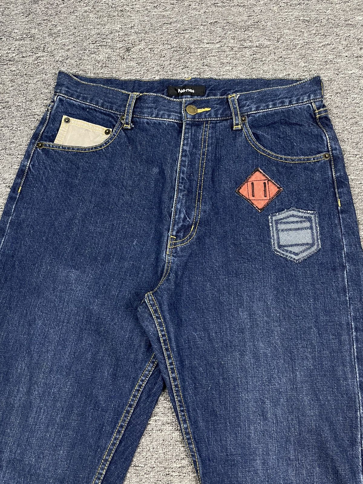 Issey Miyake Vintage Ne-net Issey Miyake Denim Jeans Patchwork Size US 30 / EU 46 - 3 Thumbnail