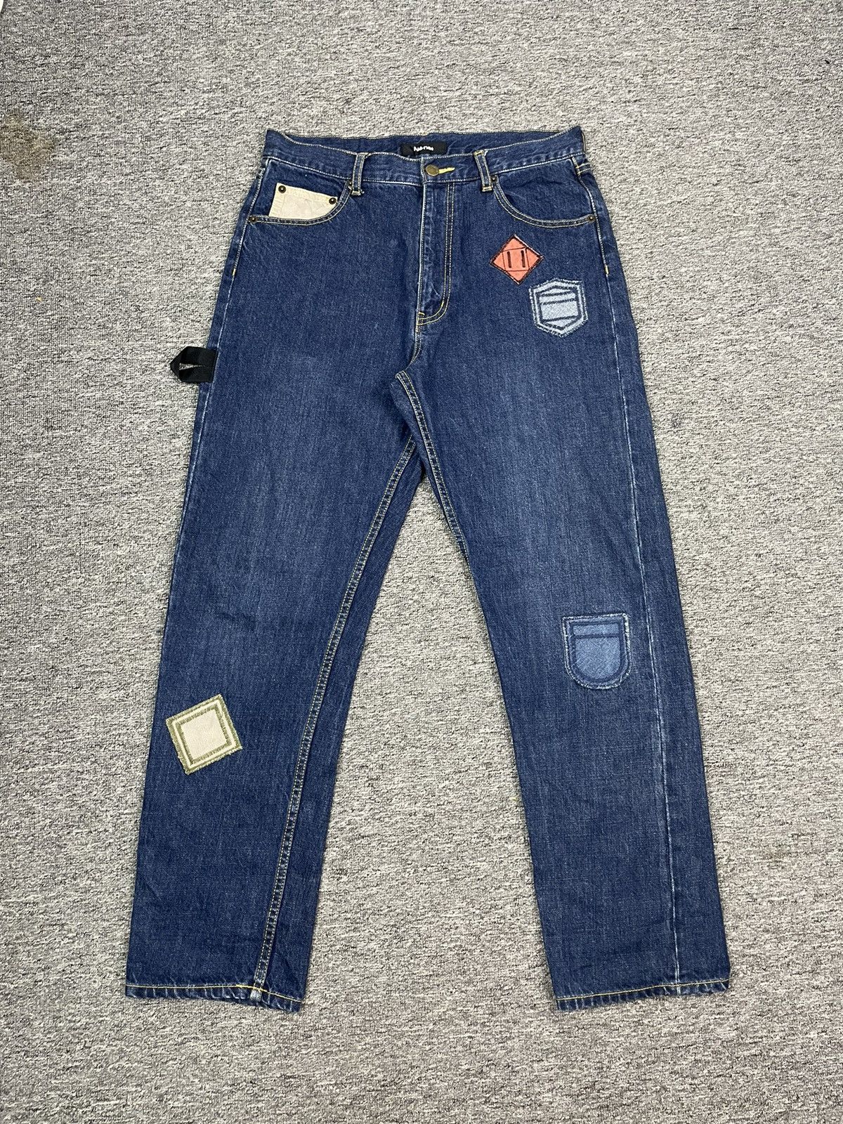 Issey Miyake Vintage Ne-net Issey Miyake Denim Jeans Patchwork Size US 30 / EU 46 - 1 Thumbnail