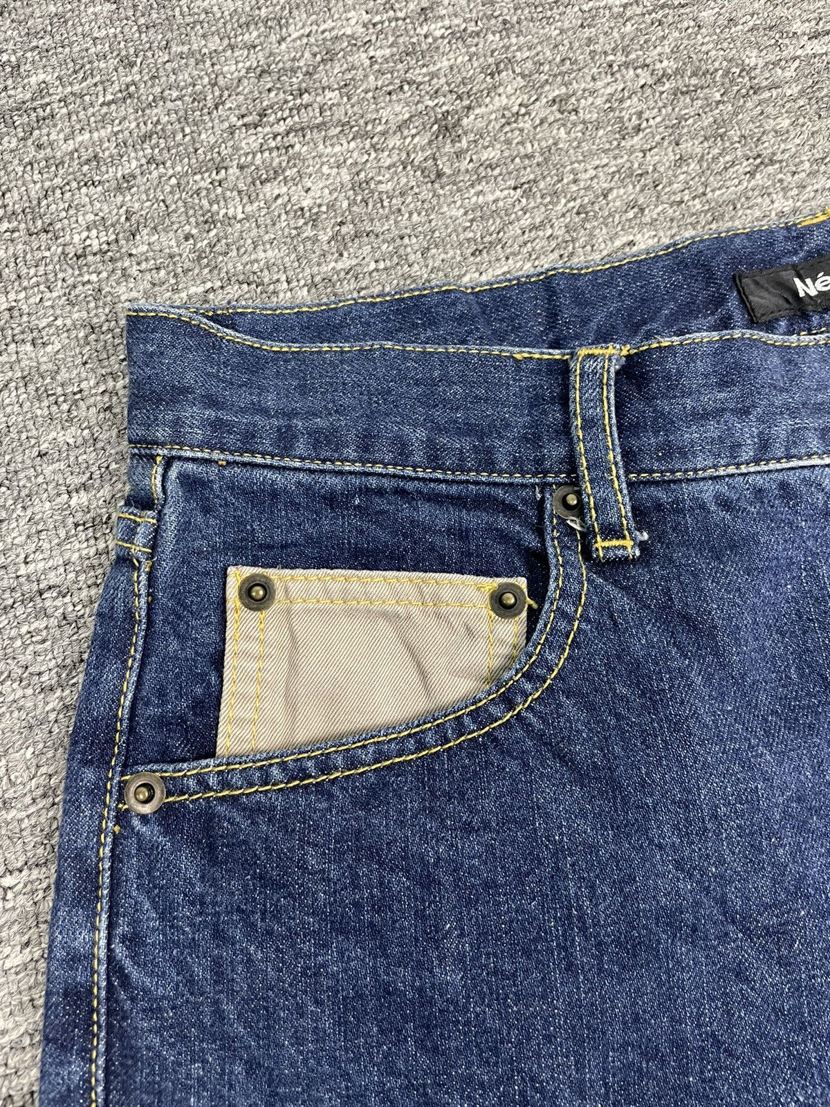 Issey Miyake Vintage Ne-net Issey Miyake Denim Jeans Patchwork Size US 30 / EU 46 - 6 Thumbnail