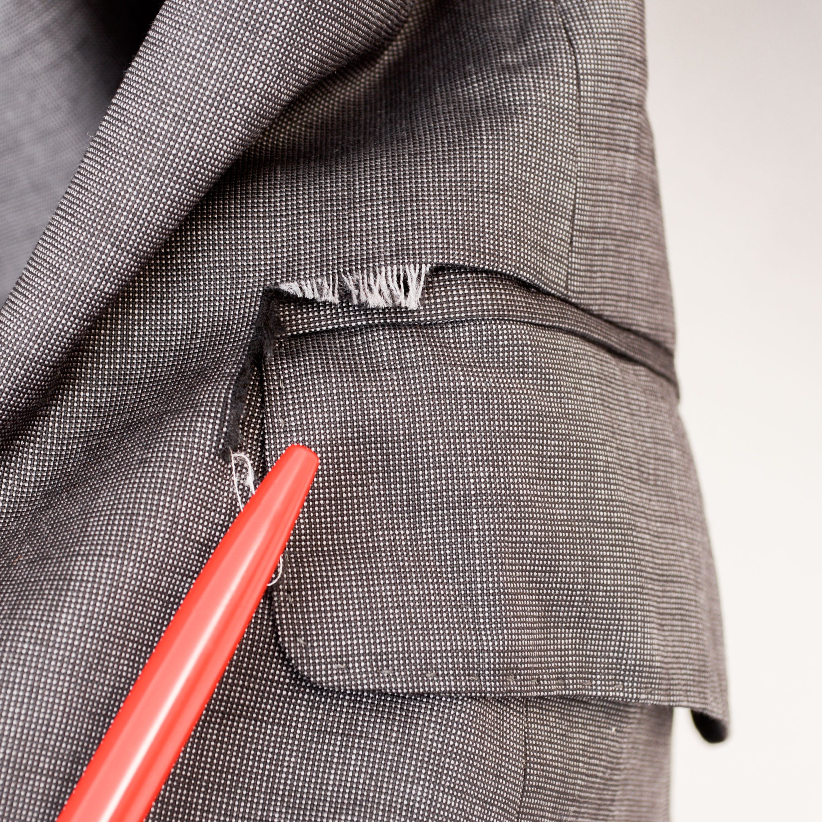 Tommy Hilfiger Blazer EU 56 Suit Jacket Sports Coat Formal Grey Size 46R - 7 Thumbnail