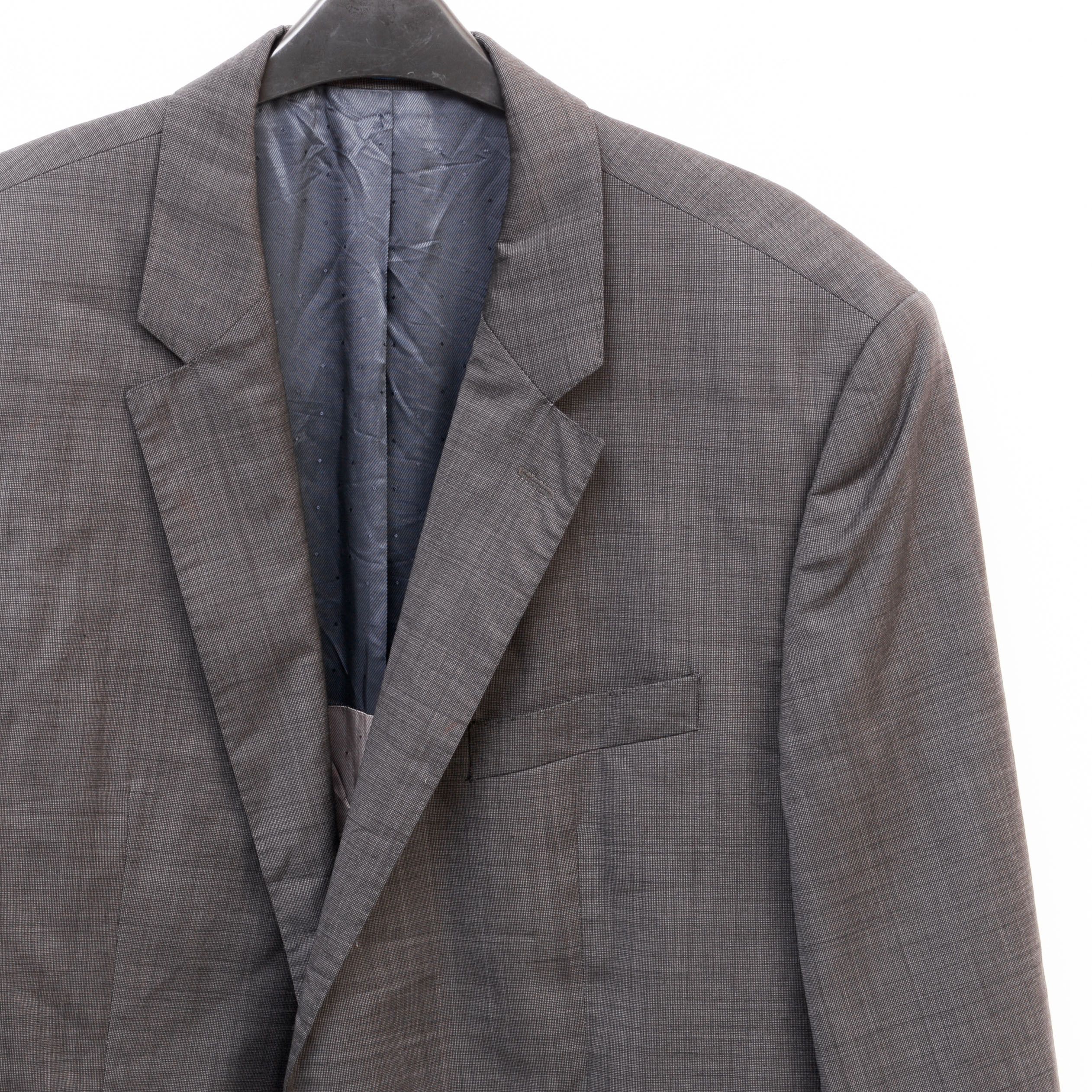 Tommy Hilfiger Blazer EU 56 Suit Jacket Sports Coat Formal Grey Size 46R - 2 Thumbnail