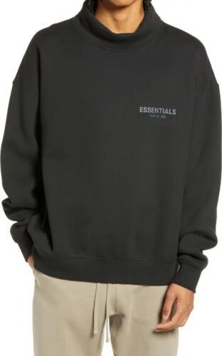 Essentials Mockneck Sweater Medium Black