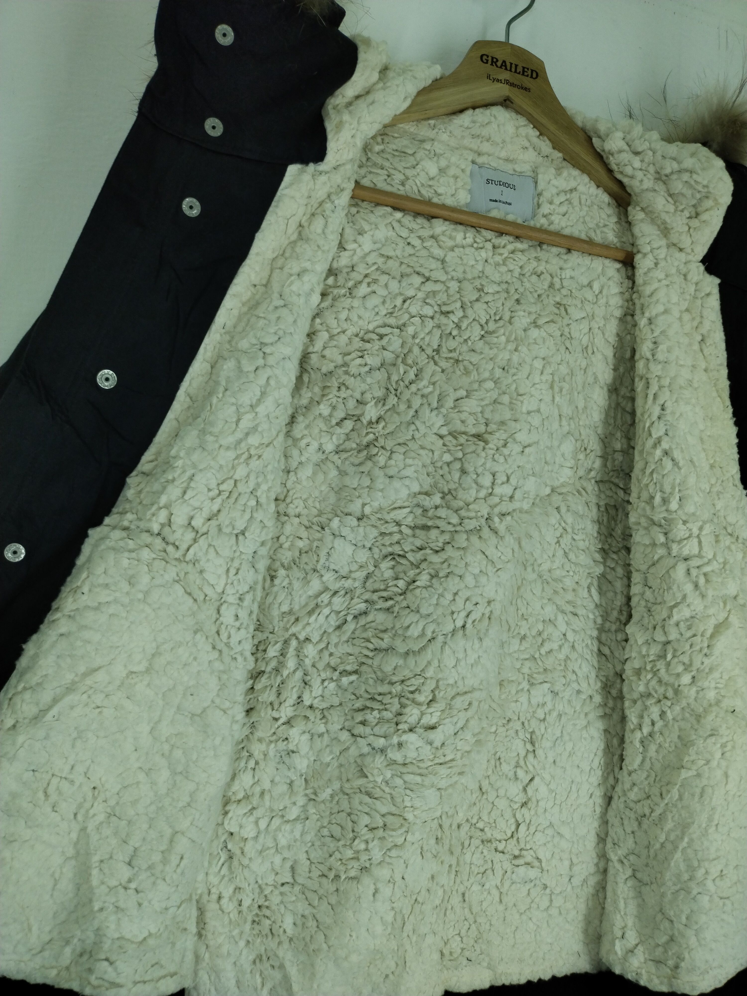 STUDIOUS Vintage STUDIOUS Parka Faux Fur Coat Hoodie Jacket Size US M / EU 48-50 / 2 - 14 Thumbnail