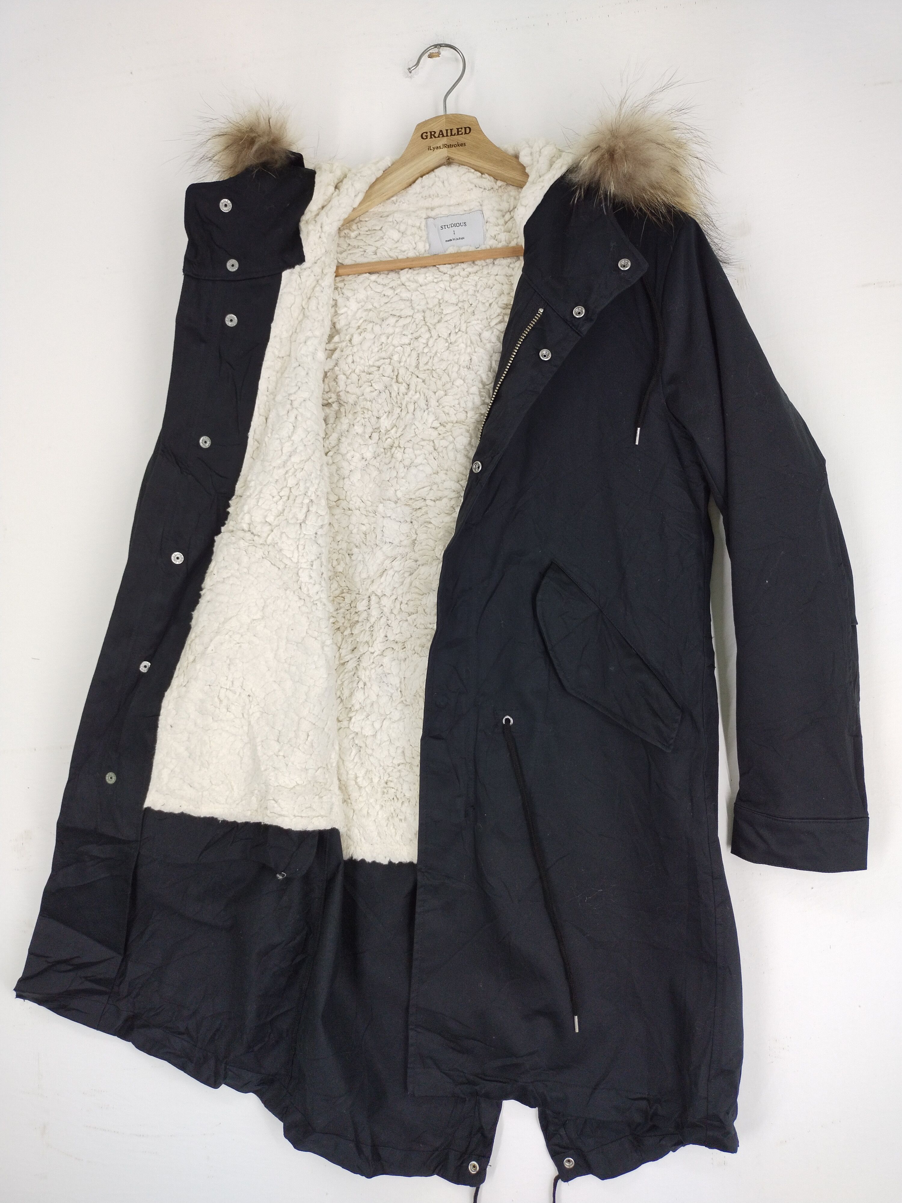 STUDIOUS Vintage STUDIOUS Parka Faux Fur Coat Hoodie Jacket Size US M / EU 48-50 / 2 - 13 Thumbnail