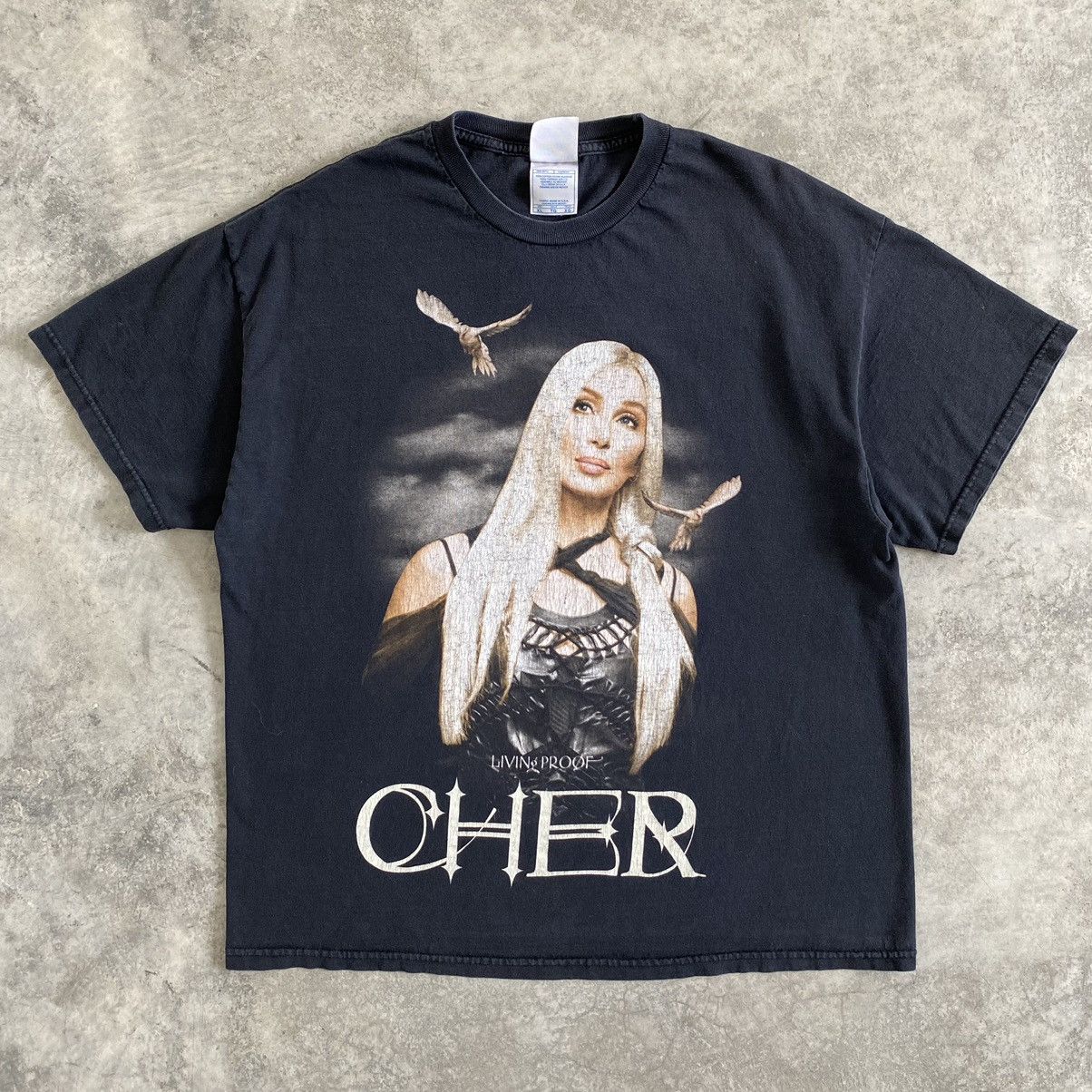 Band Tees Vintage Cher Pop Disco Dance Promo Tour T-shirt Size US XL / EU 56 / 4 - 3 Thumbnail