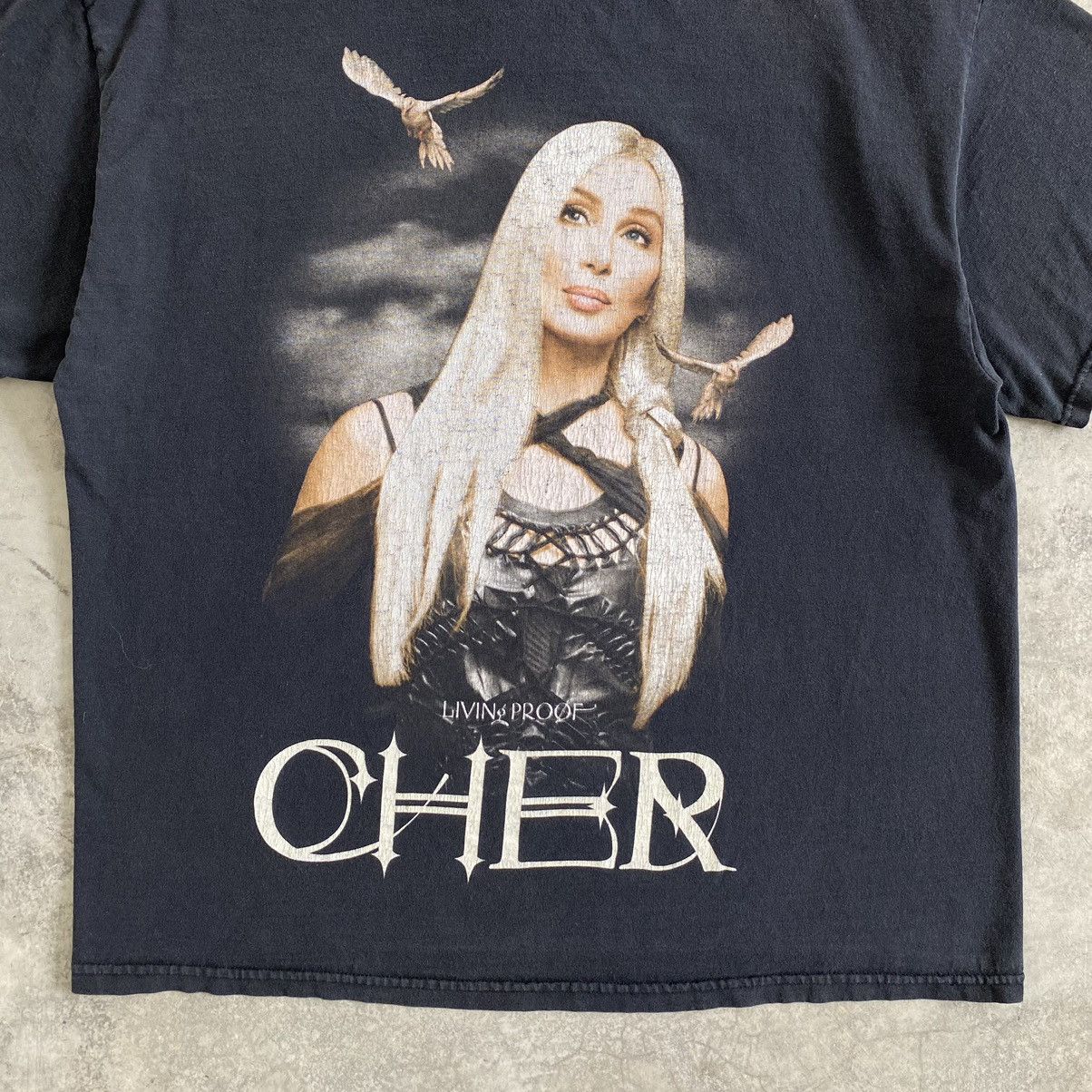 Band Tees Vintage Cher Pop Disco Dance Promo Tour T-shirt Size US XL / EU 56 / 4 - 4 Thumbnail