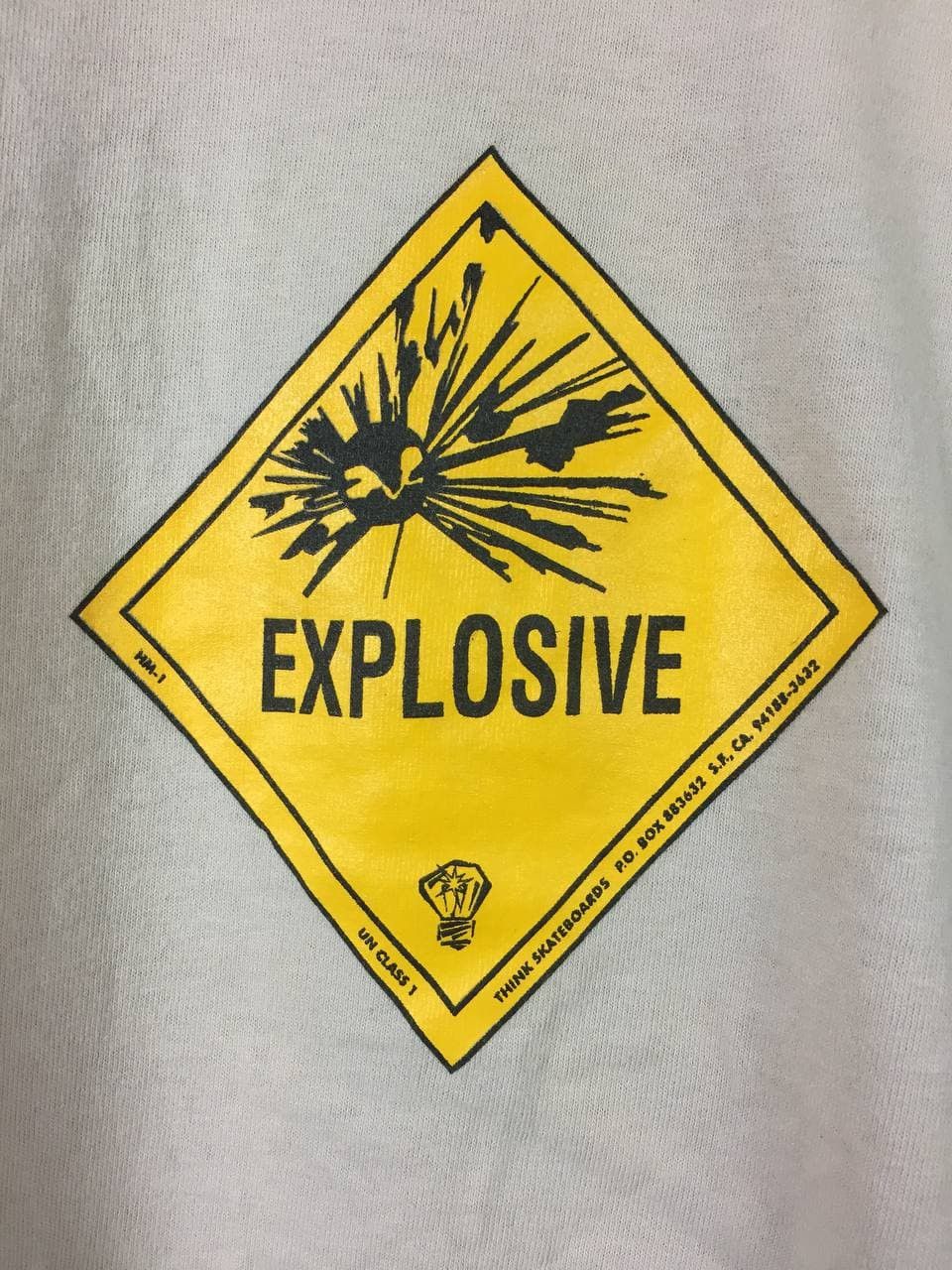 Think Skateboards Think Skateboards Explosive Sticker Label Graphic Skate Tee Size US L / EU 52-54 / 3 - 3 Thumbnail