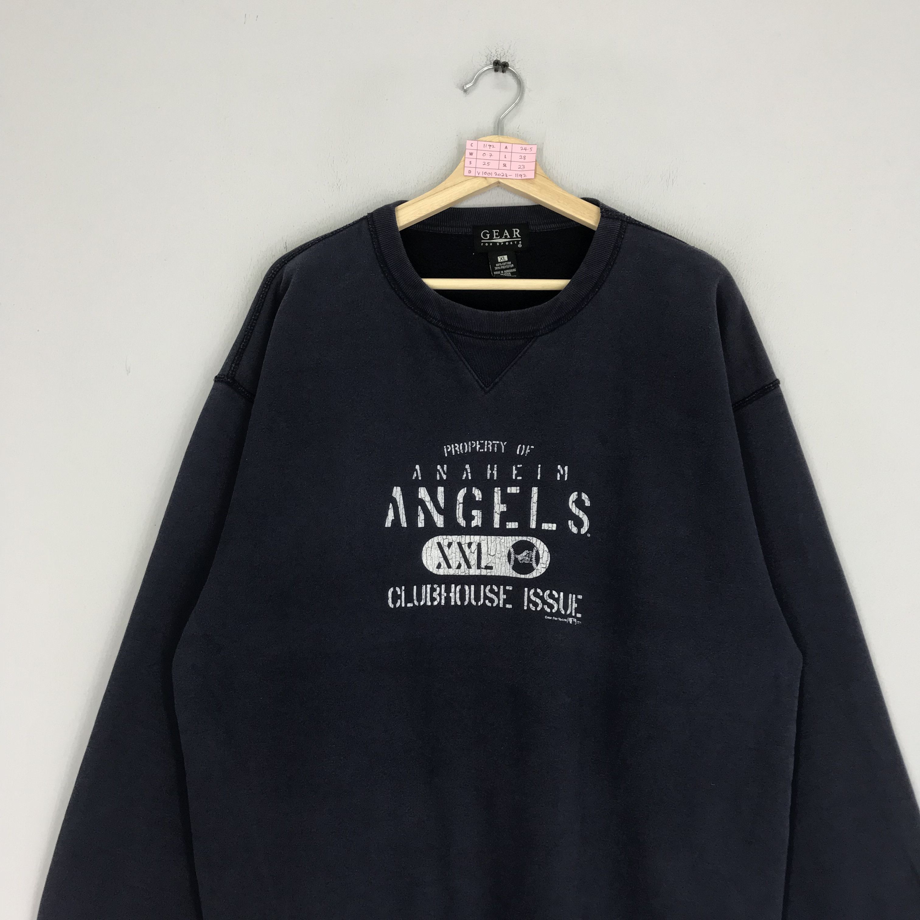 MLB Vintage 90s Anaheim Angels Sweatshirt MLB Crewneck Pullover Size US XL / EU 56 / 4 - 3 Thumbnail