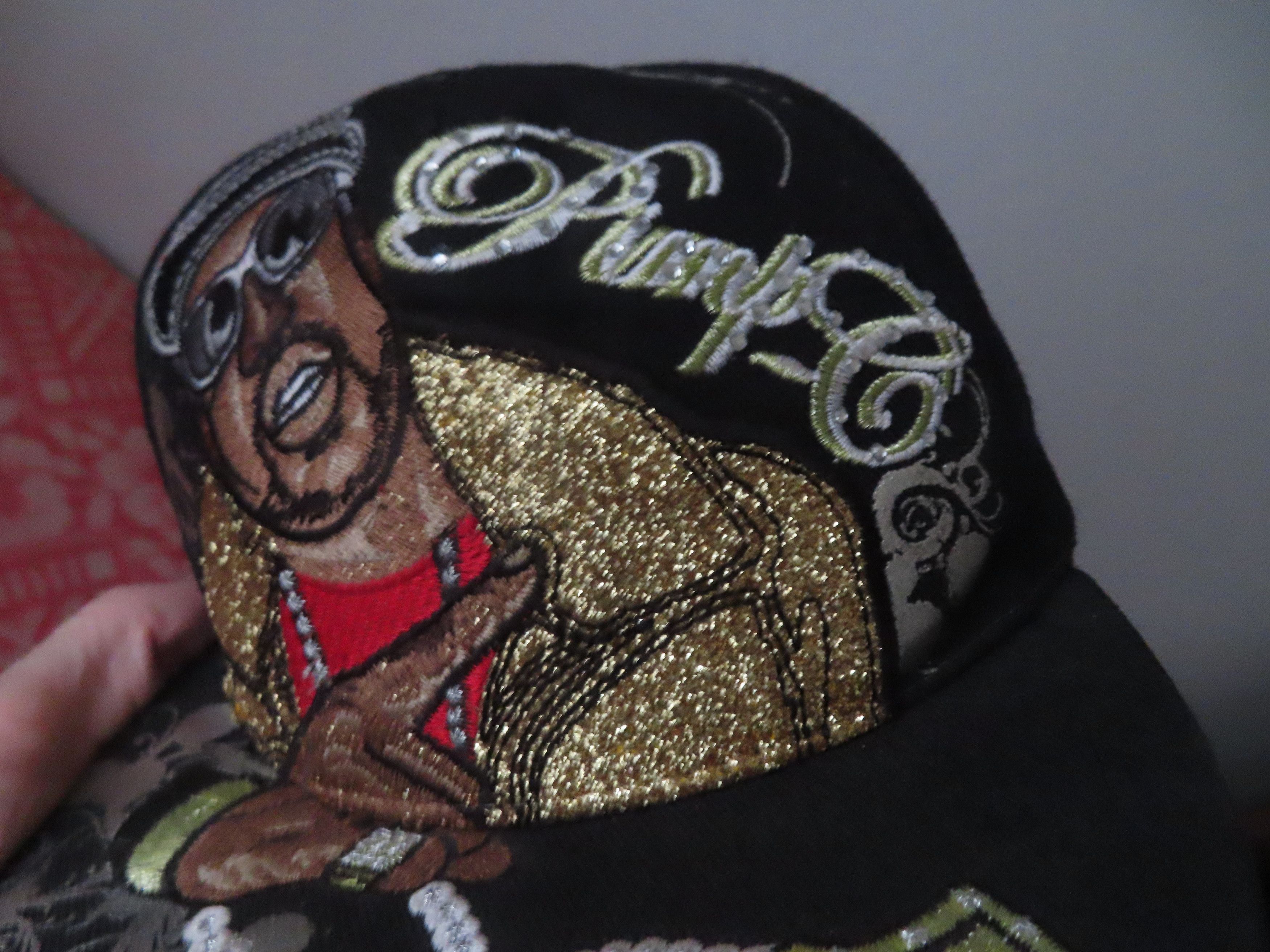Rap Tees × Vintage vintage rare pimp c under ground king hat sz M fitted Size ONE SIZE - 6 Thumbnail