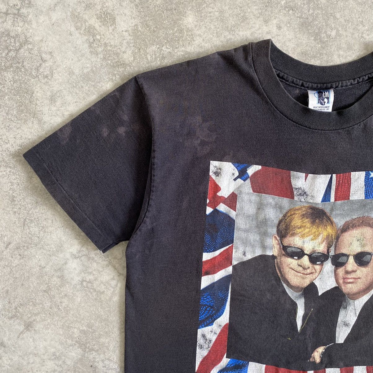 Band Tees × Rap Tees × Vintage VTG 1994 Elton John & Billy Joel Faded Promo Tour Shirt Size US L / EU 52-54 / 3 - 4 Thumbnail