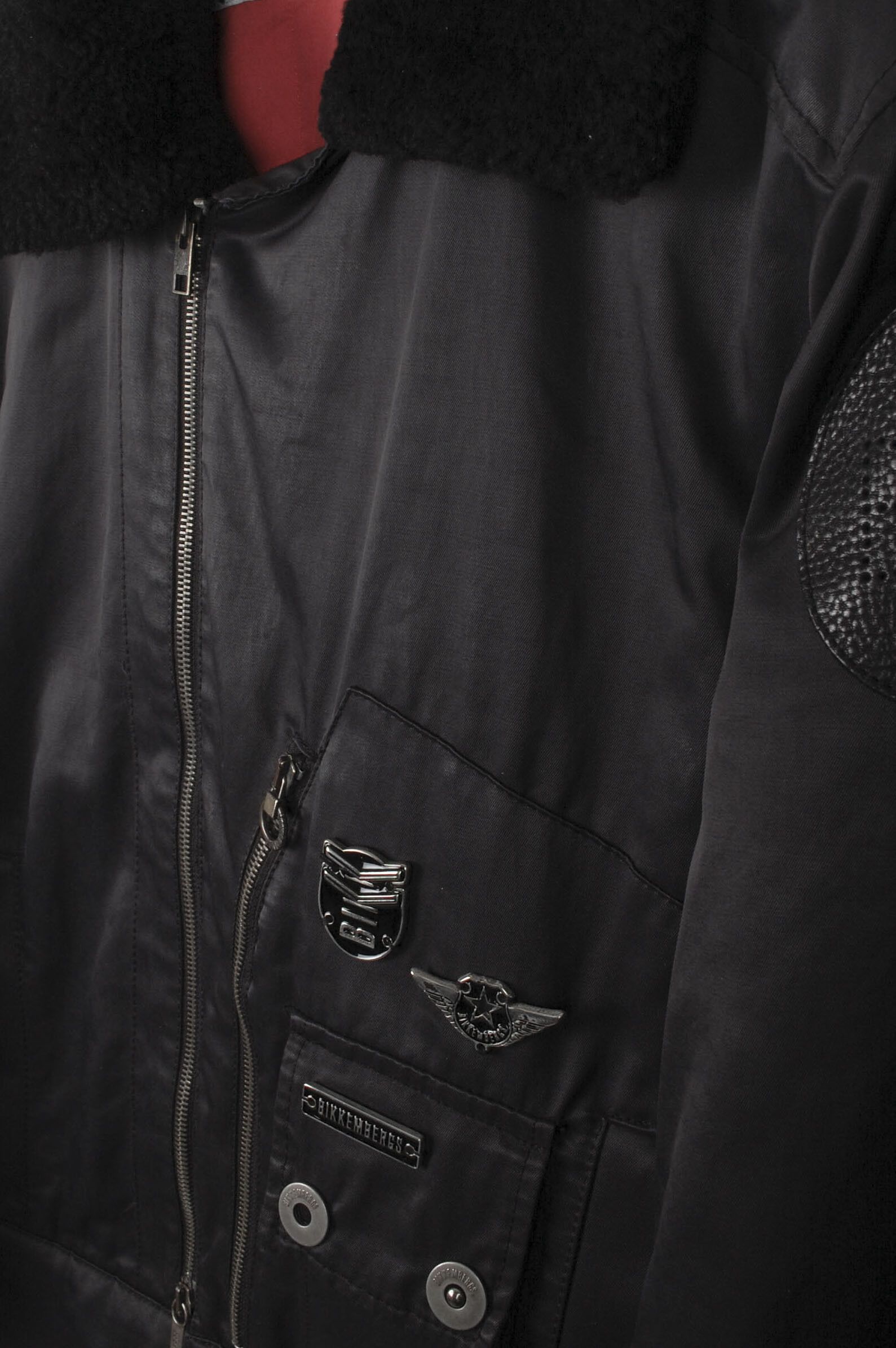 Dirk Bikkembergs Dirk Bikkembergs Men Jacket Badges Black Size 48IT (M) H1592 Size US M / EU 48-50 / 2 - 3 Thumbnail