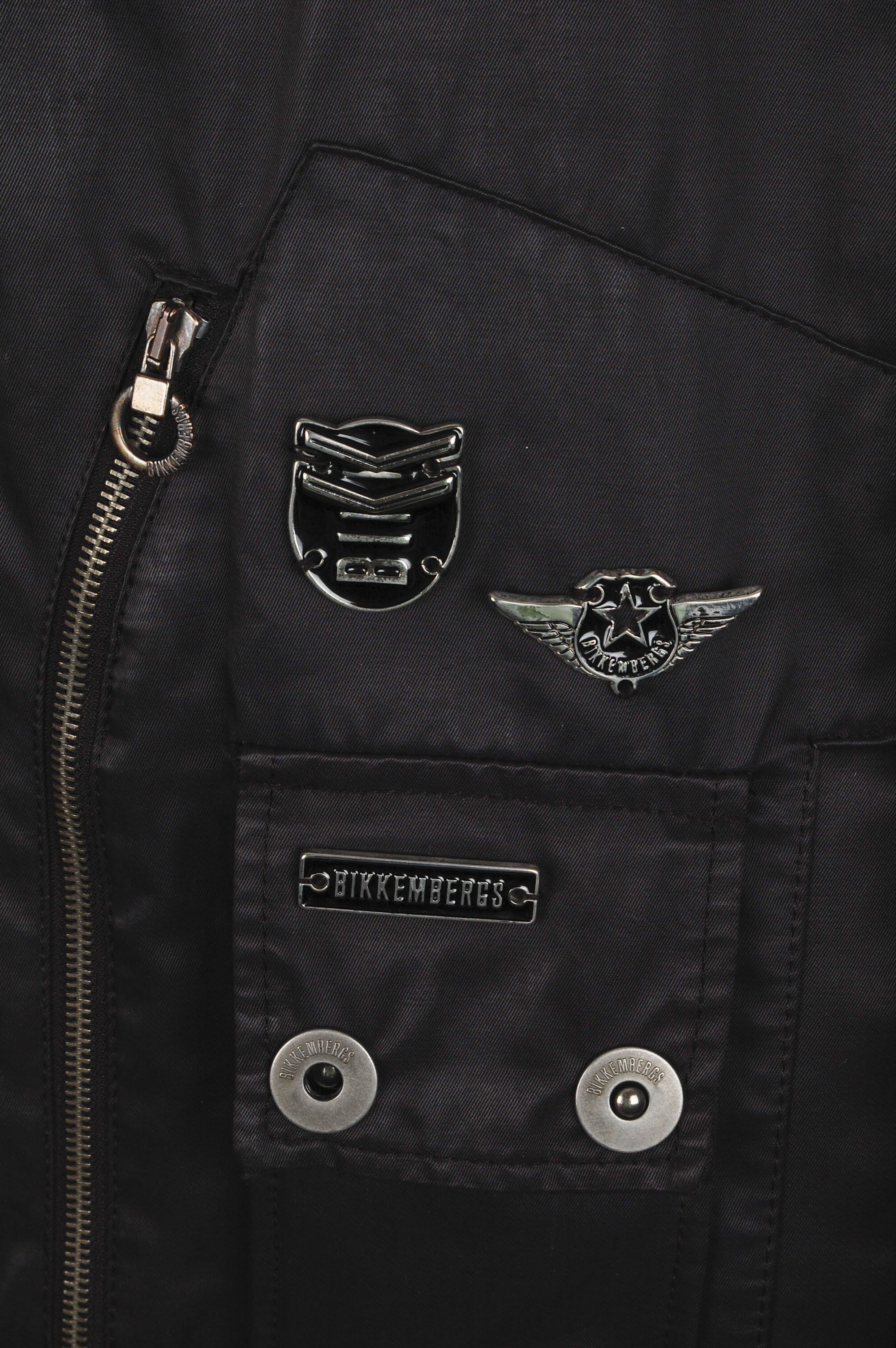 Dirk Bikkembergs Dirk Bikkembergs Men Jacket Badges Black Size 48IT (M) H1592 Size US M / EU 48-50 / 2 - 5 Thumbnail