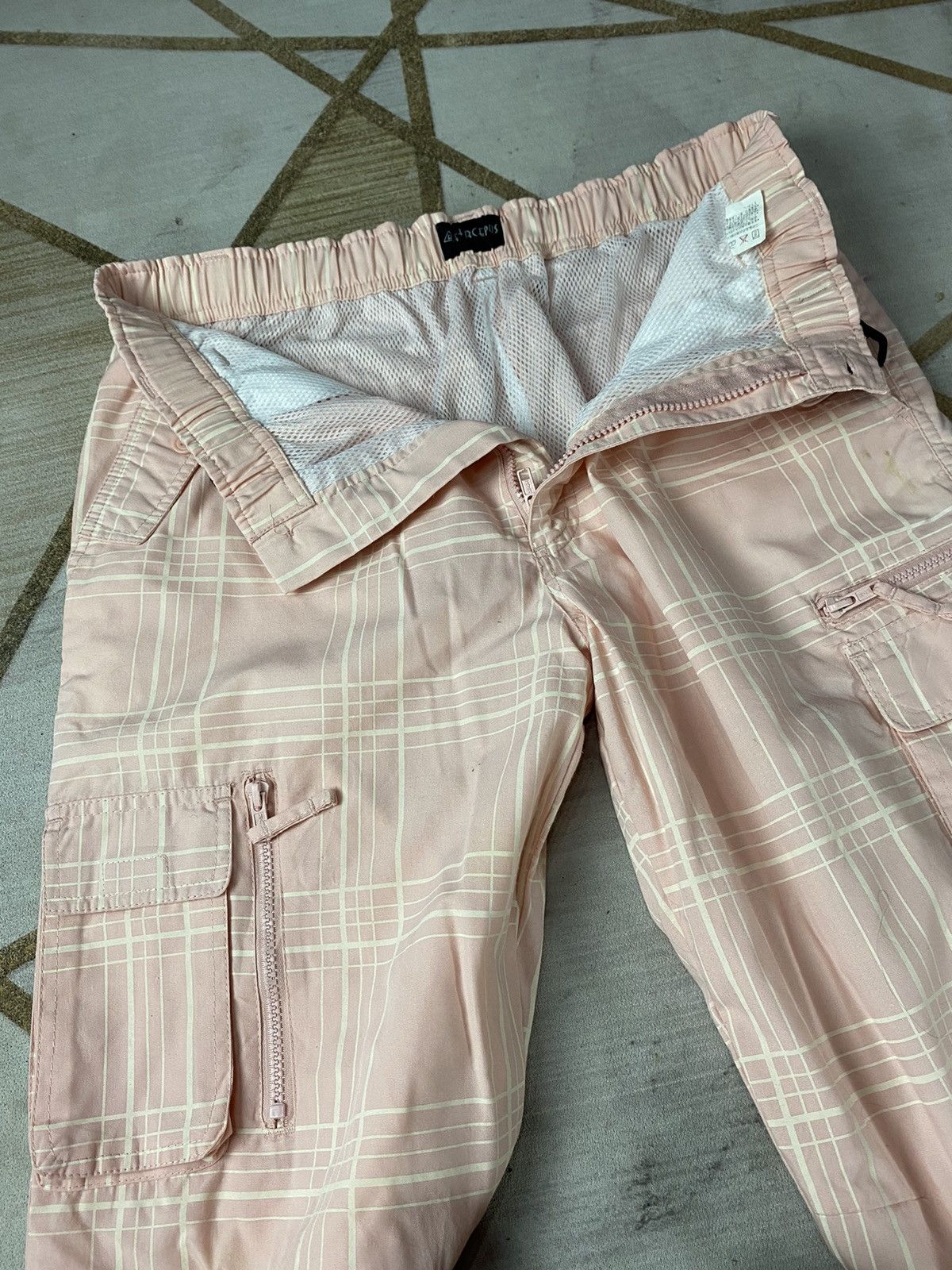 Japanese Brand 💥BINDING NOW💥BARCEDOS Checkered Cargo Pant multipocket Size US 34 / EU 50 - 15 Thumbnail