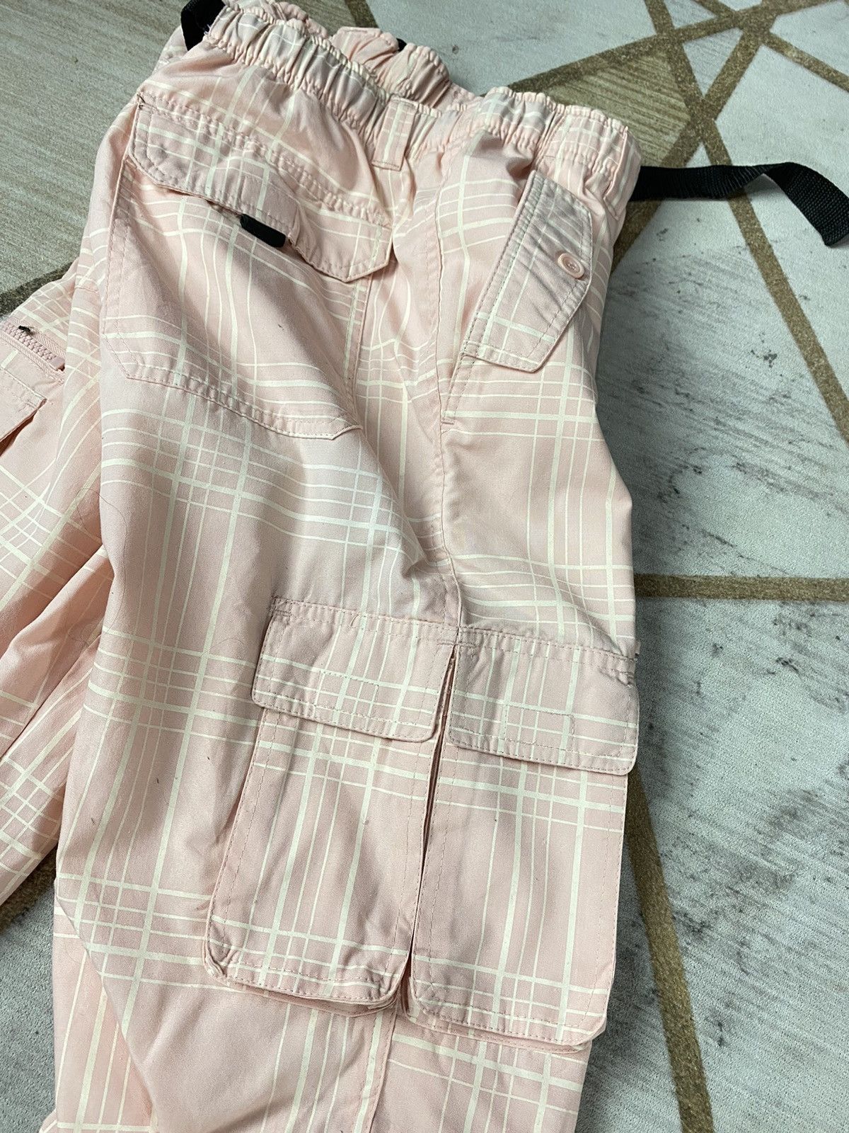 Japanese Brand 💥BINDING NOW💥BARCEDOS Checkered Cargo Pant multipocket Size US 34 / EU 50 - 19 Thumbnail