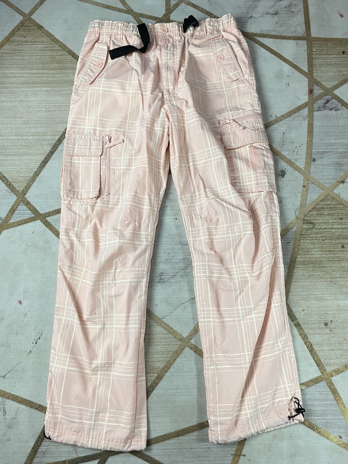 Japanese Brand 💥BINDING NOW💥BARCEDOS Checkered Cargo Pant multipocket Size US 34 / EU 50 - 12 Thumbnail