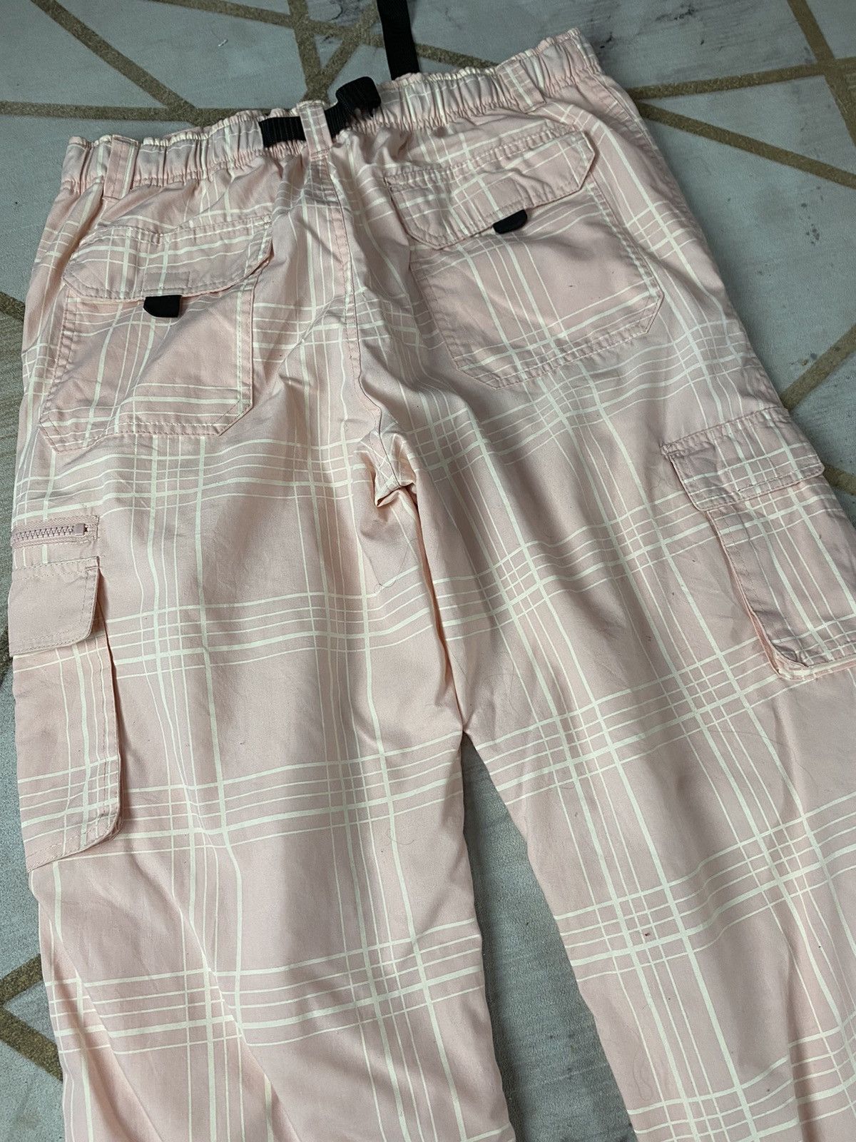 Japanese Brand 💥BINDING NOW💥BARCEDOS Checkered Cargo Pant multipocket Size US 34 / EU 50 - 18 Thumbnail