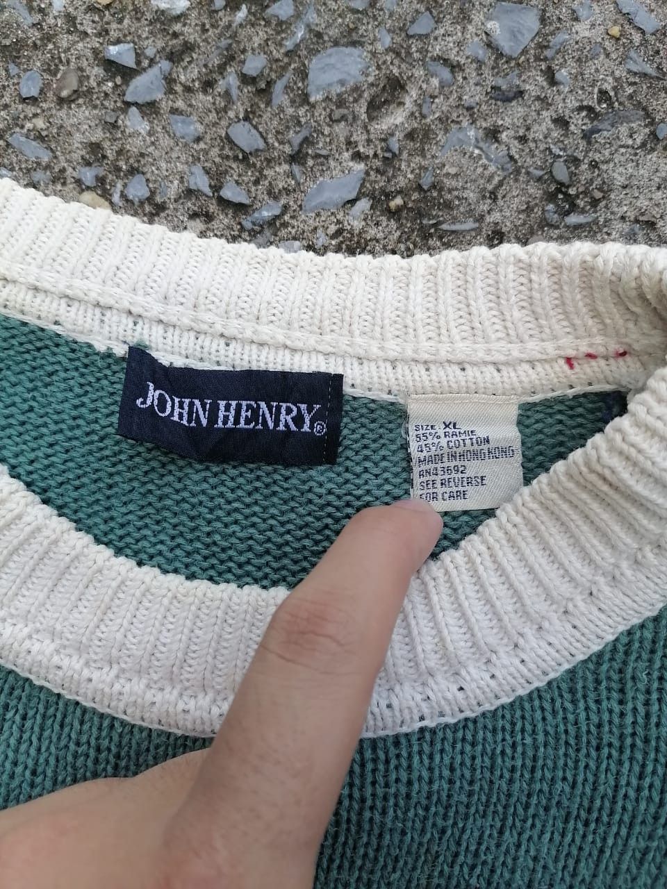 Designer John Henry Colour Block Knitwear Size US L / EU 52-54 / 3 - 3 Thumbnail