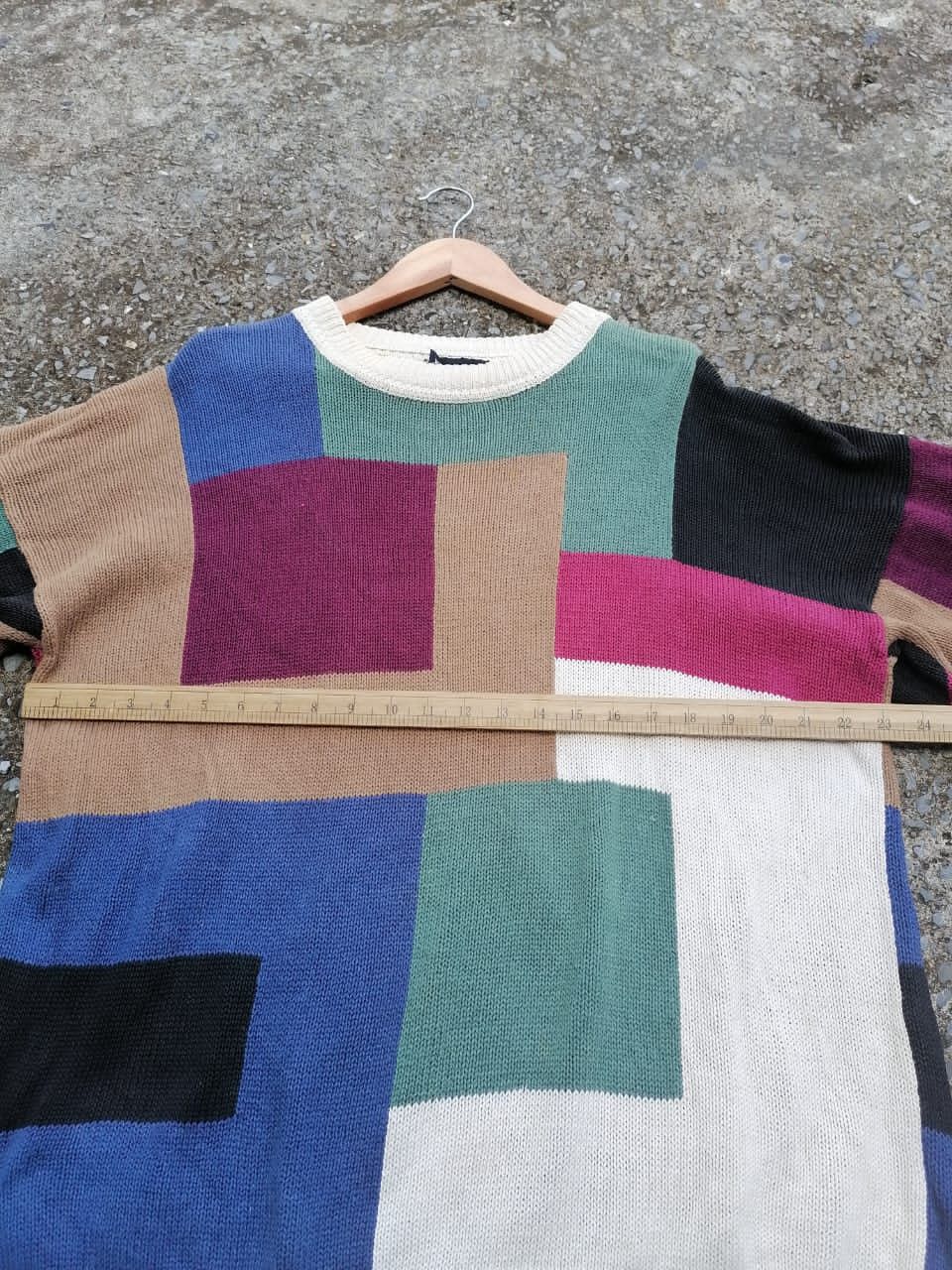 Designer John Henry Colour Block Knitwear Size US L / EU 52-54 / 3 - 4 Thumbnail