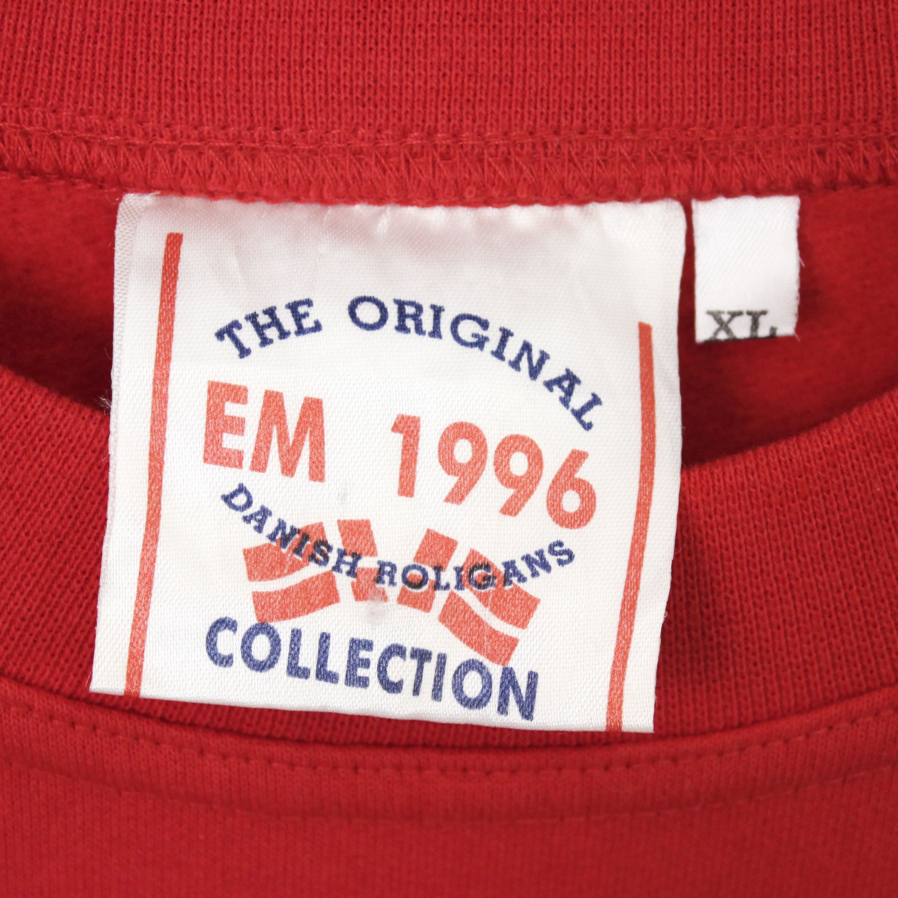 Hummel × Vintage Danish Roligans '96 England XL Jumper Pullover Sweatshirt Size US XL / EU 56 / 4 - 5 Thumbnail