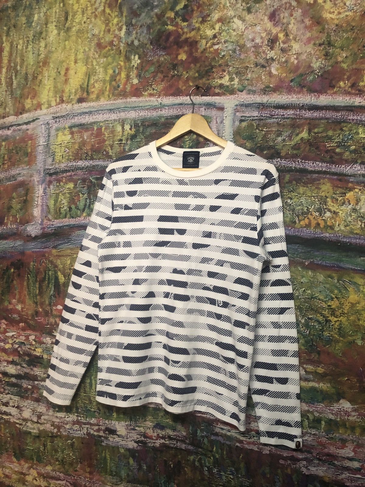 Bape Bape long sleeve camo striped Size US M / EU 48-50 / 2 - 4 Thumbnail