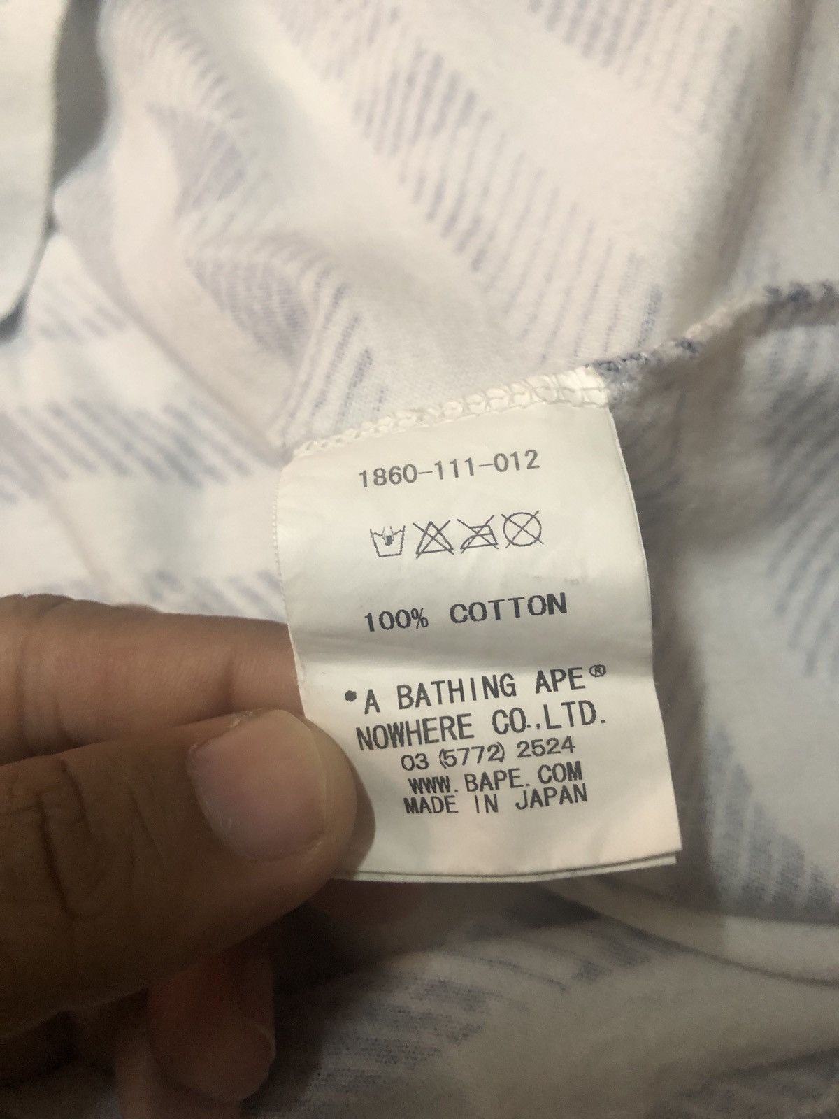 Bape Bape long sleeve camo striped Size US M / EU 48-50 / 2 - 9 Thumbnail
