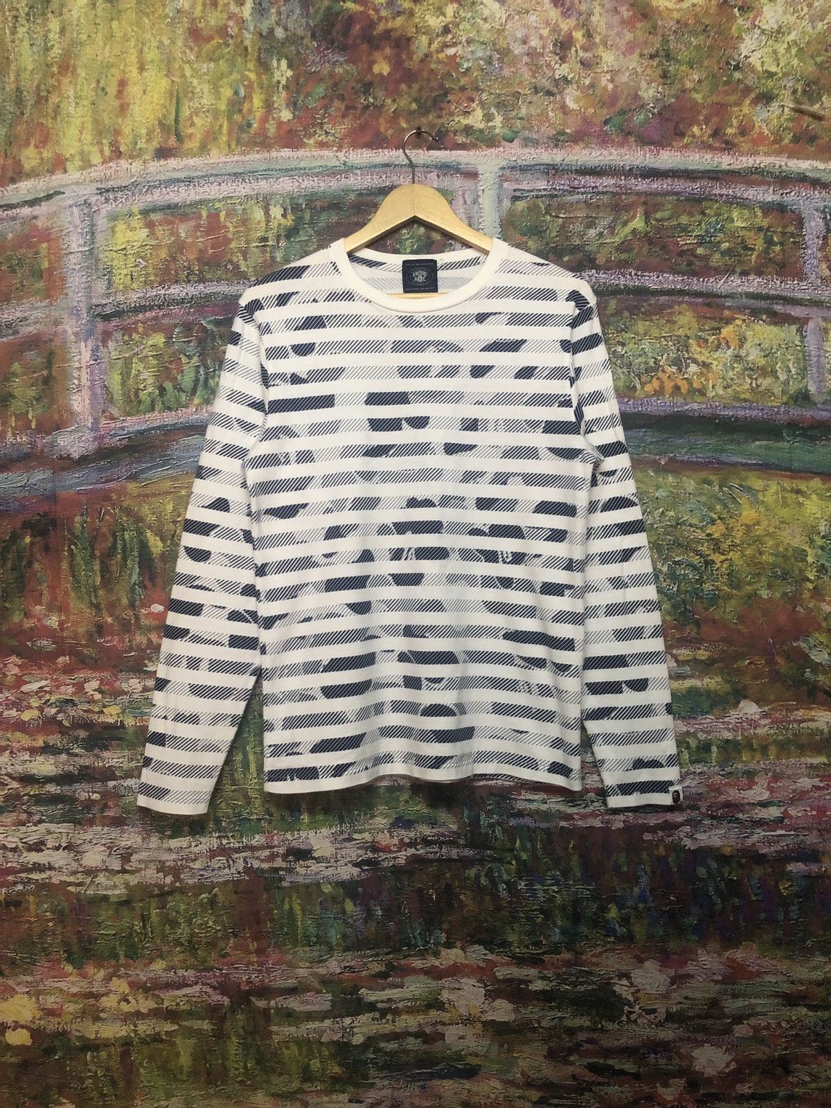 Bape Bape long sleeve camo striped Size US M / EU 48-50 / 2 - 1 Thumbnail