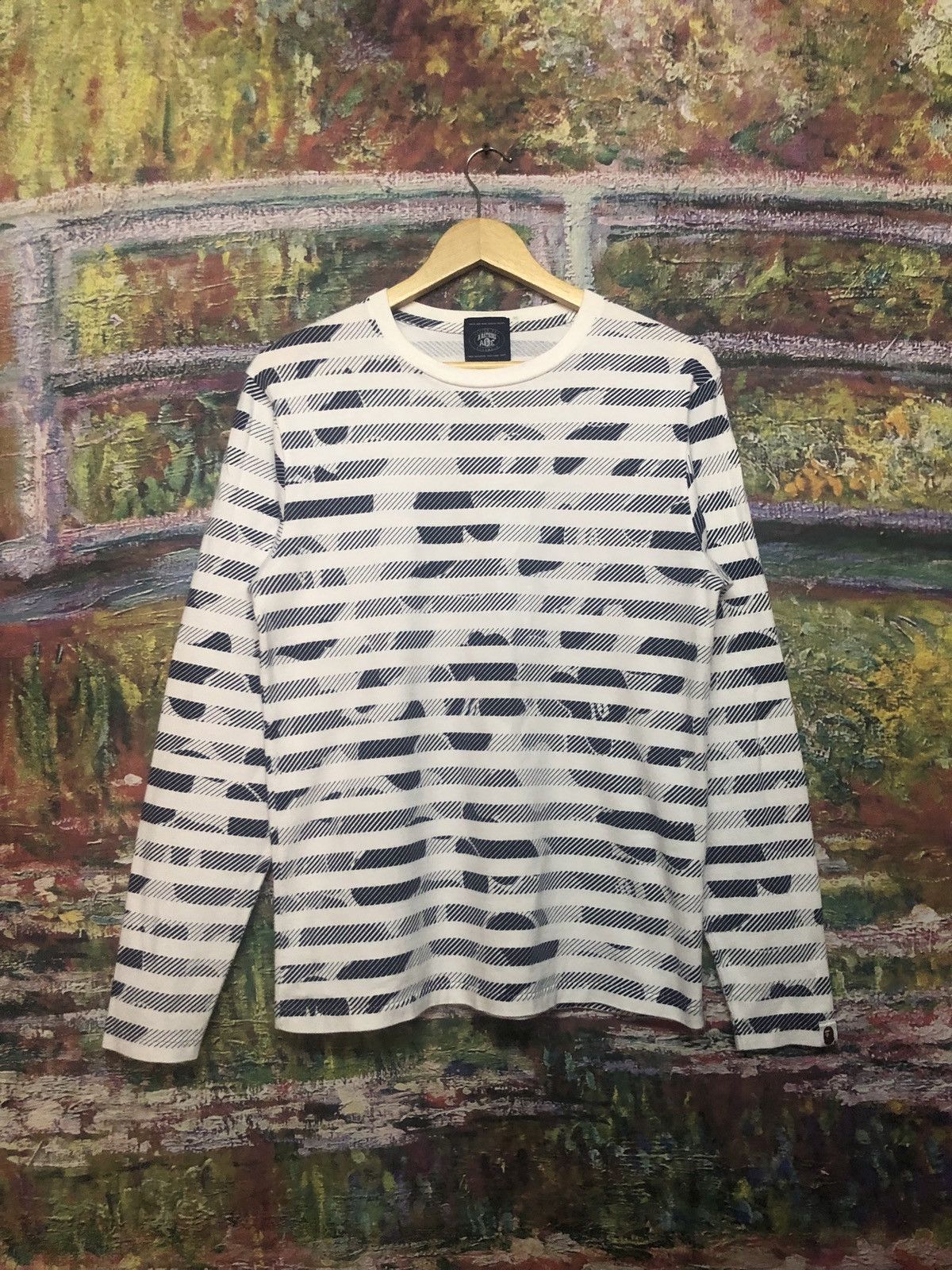 Bape Bape long sleeve camo striped Size US M / EU 48-50 / 2 - 3 Thumbnail