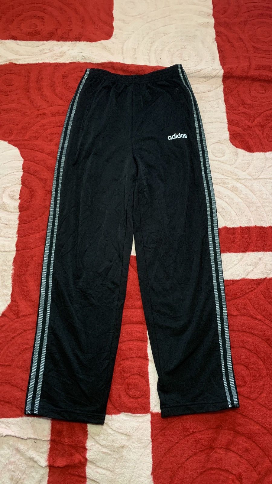 Vintage 90s Adidas Button Pull Off Track Pants