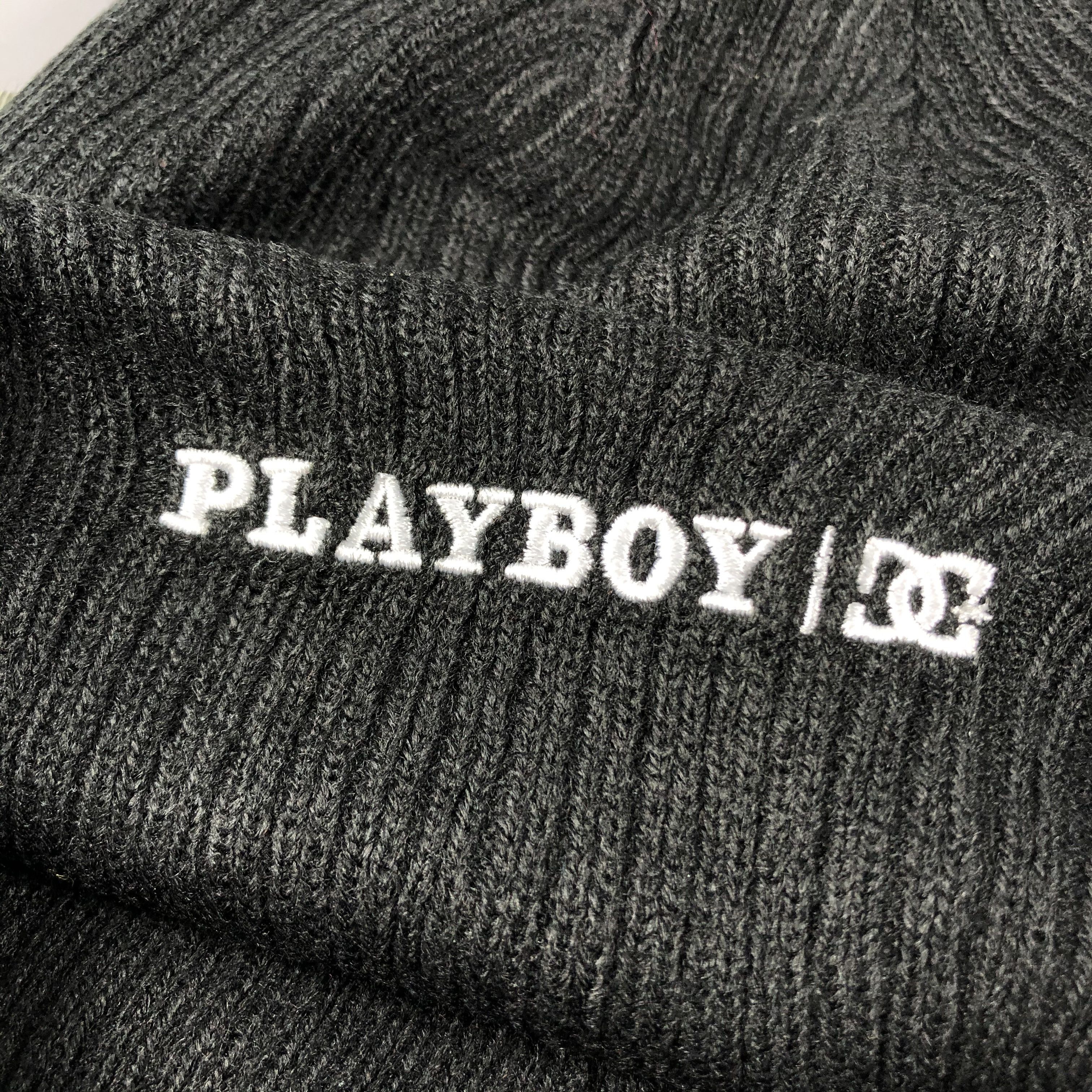 Playboy × Vintage Playboy x Dc Shoes Beanie Snow Hat Snow Cap -D Size ONE SIZE - 6 Thumbnail