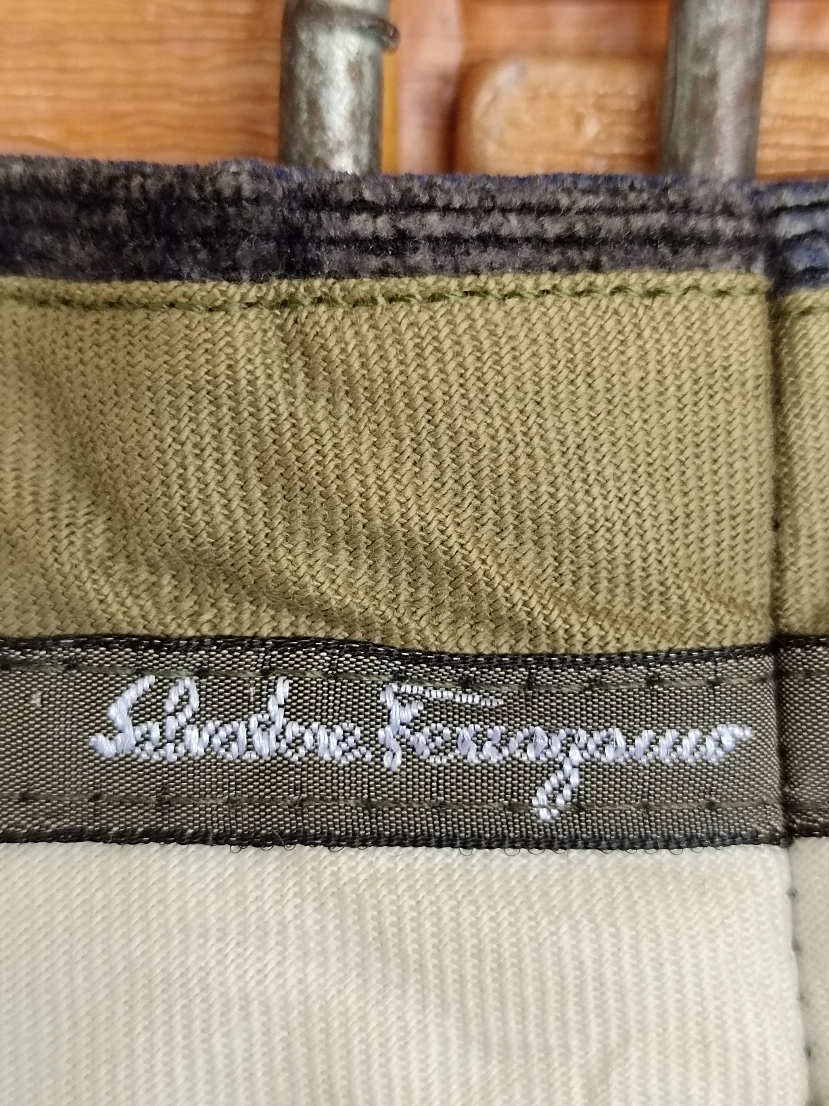 Salvatore Ferragamo Salvatore Ferragamo Checkered Wide Baggy Trouser Pant Size US 33 - 16 Thumbnail