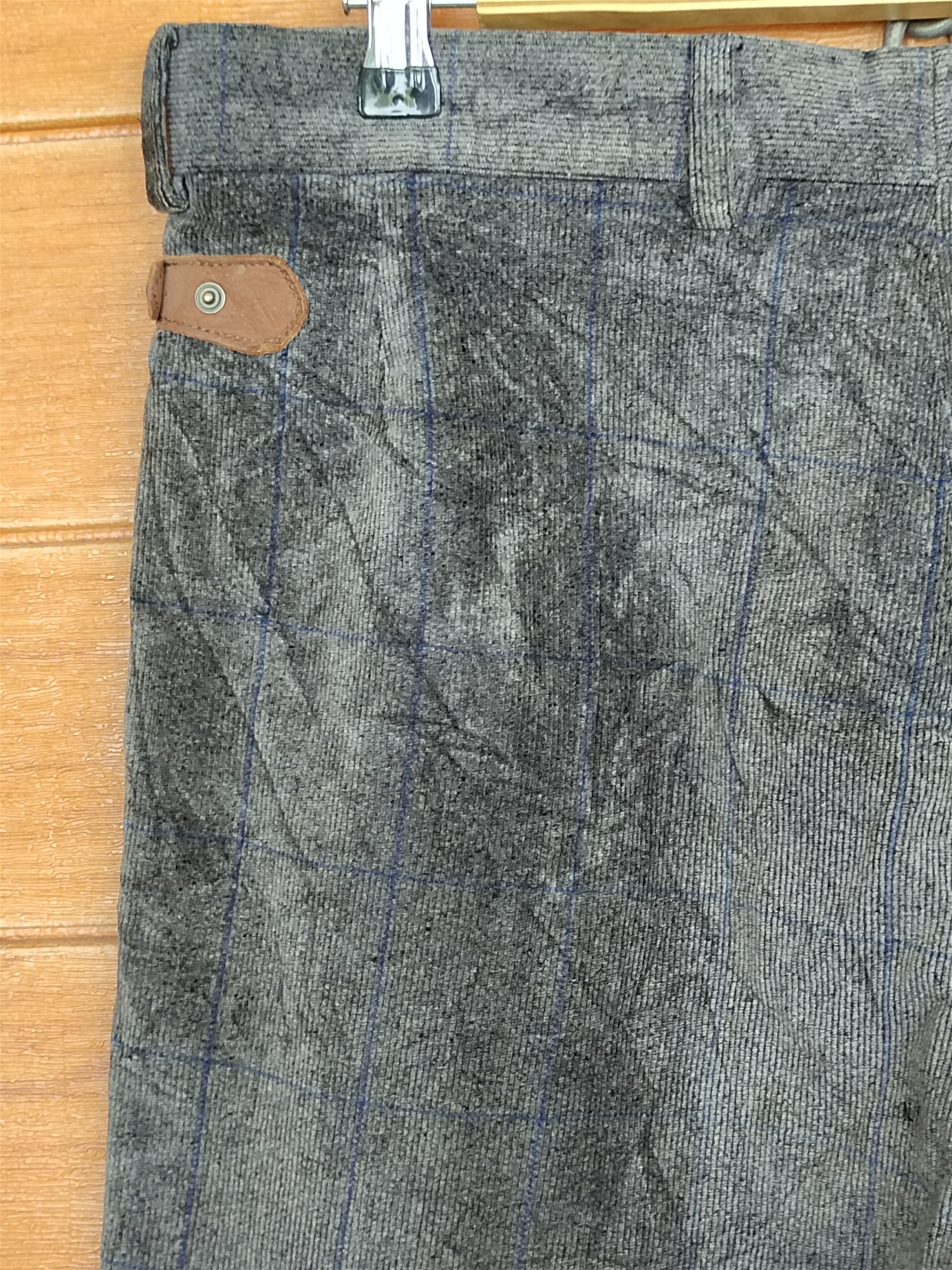 Salvatore Ferragamo Salvatore Ferragamo Checkered Wide Baggy Trouser Pant Size US 33 - 13 Thumbnail