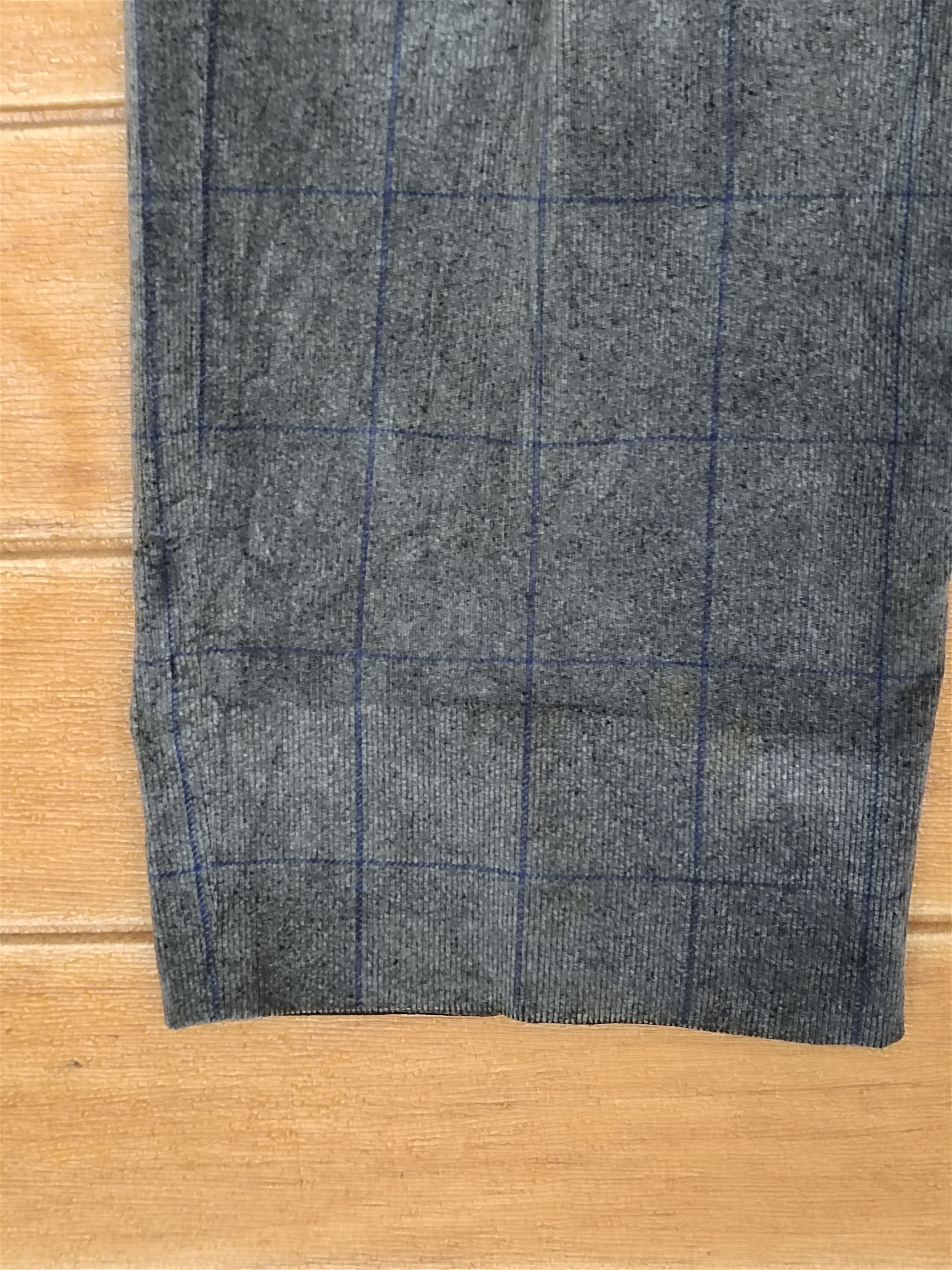 Salvatore Ferragamo Salvatore Ferragamo Checkered Wide Baggy Trouser Pant Size US 33 - 9 Thumbnail