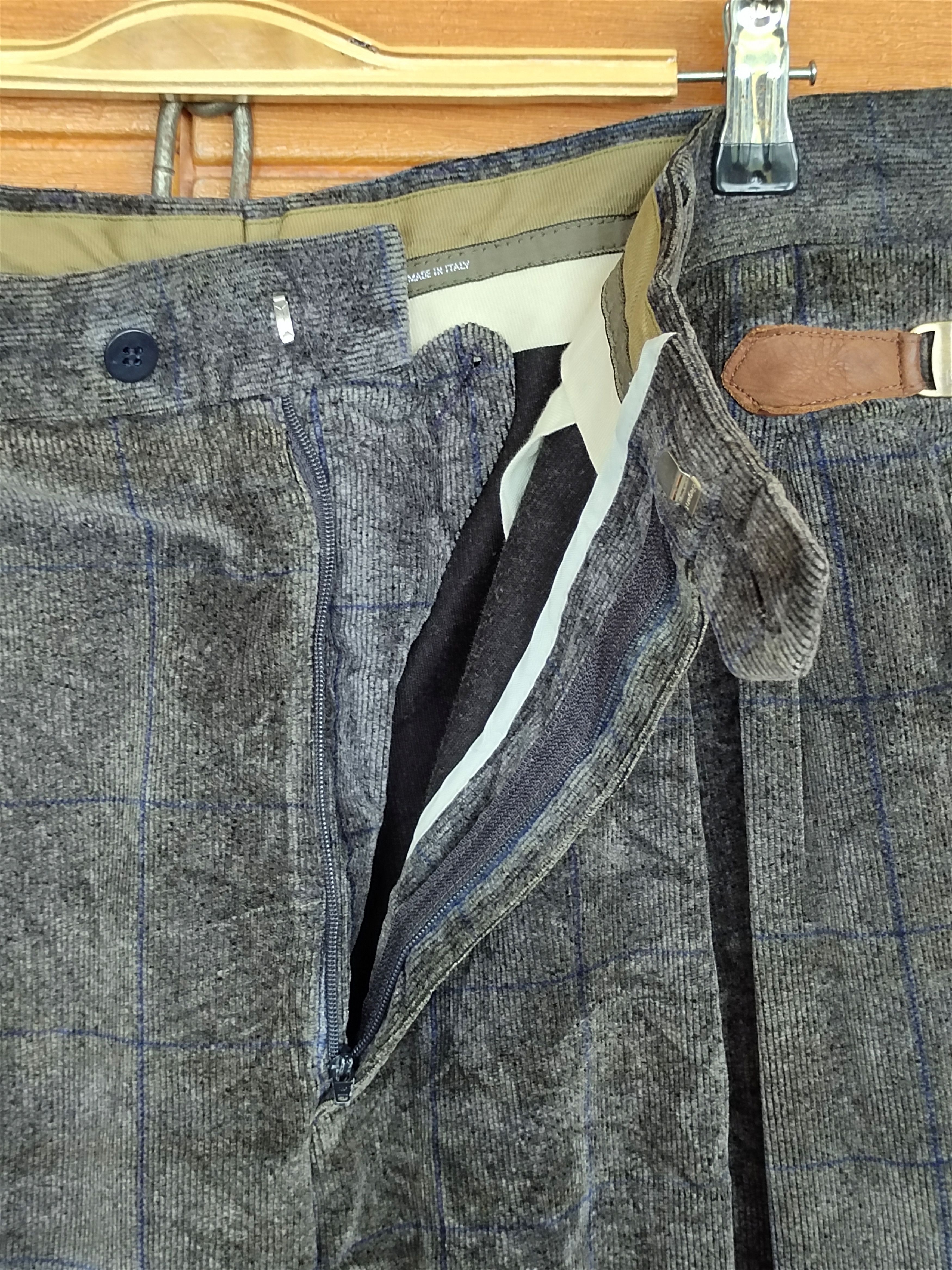 Salvatore Ferragamo Salvatore Ferragamo Checkered Wide Baggy Trouser Pant Size US 33 - 15 Thumbnail