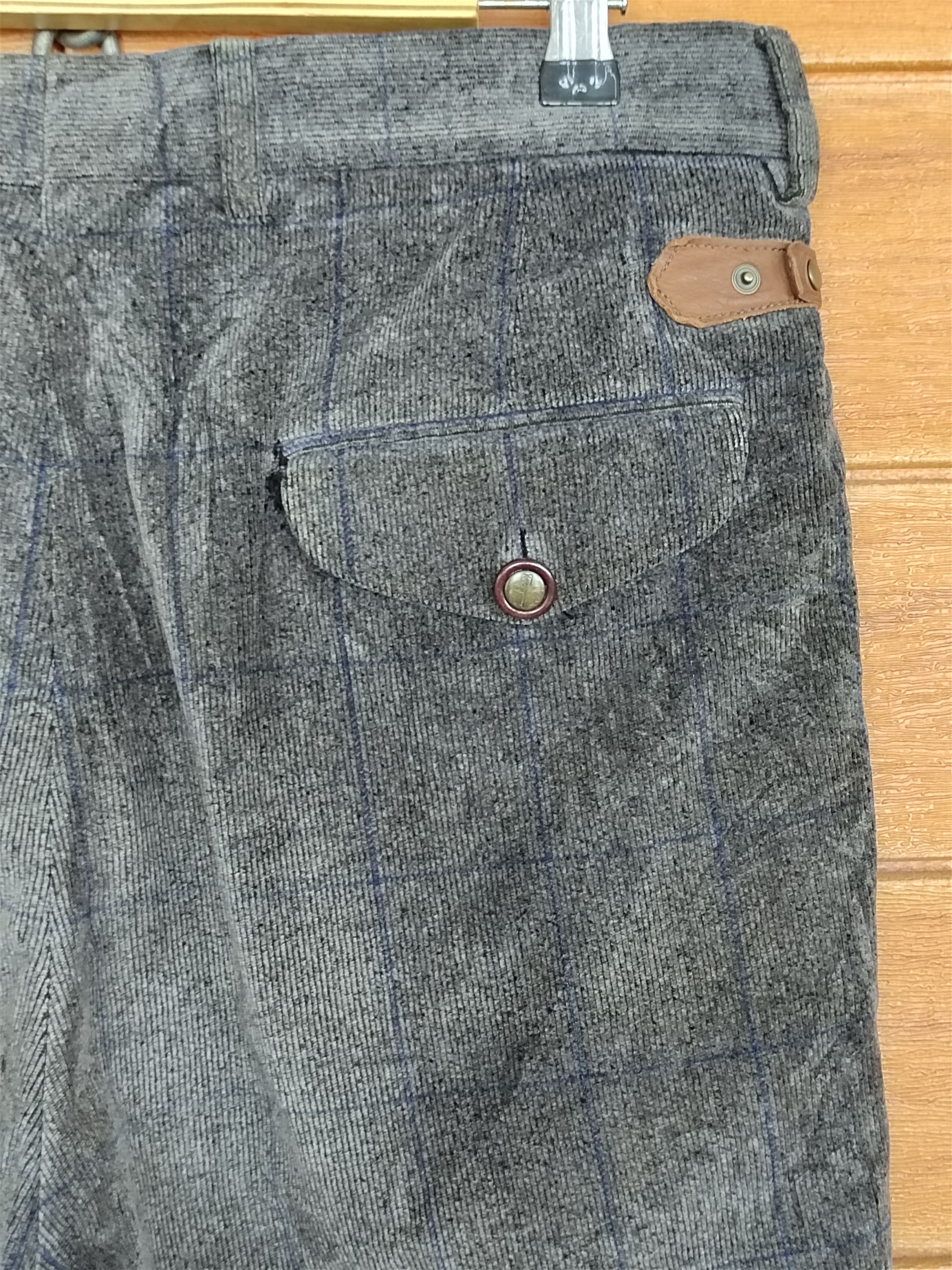 Salvatore Ferragamo Salvatore Ferragamo Checkered Wide Baggy Trouser Pant Size US 33 - 12 Thumbnail
