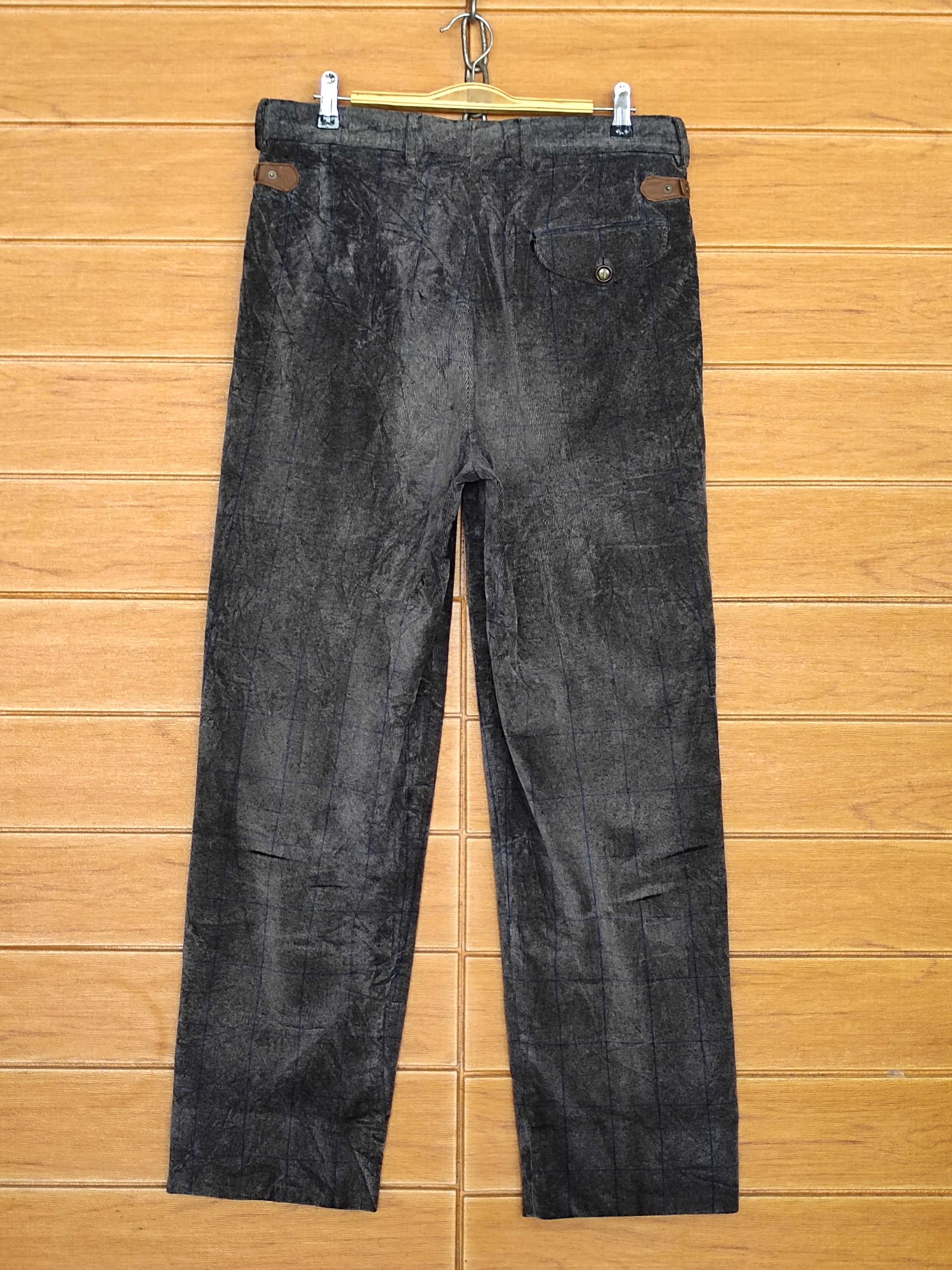 Salvatore Ferragamo Salvatore Ferragamo Checkered Wide Baggy Trouser Pant Size US 33 - 10 Thumbnail