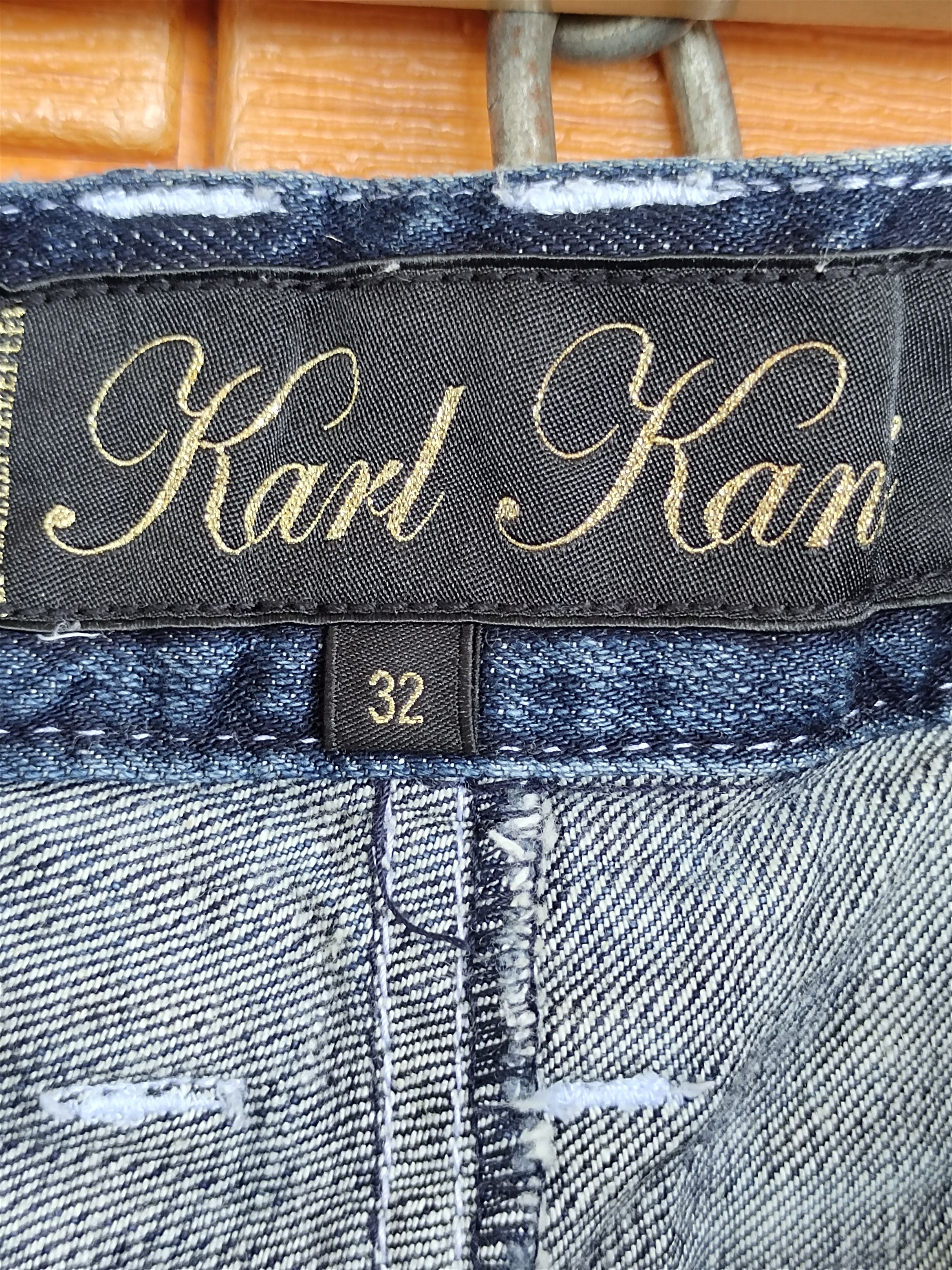 Karl Kani Karl Kani Cut Out Short Denim Jeans Size US 32 / EU 48 - 15 Thumbnail