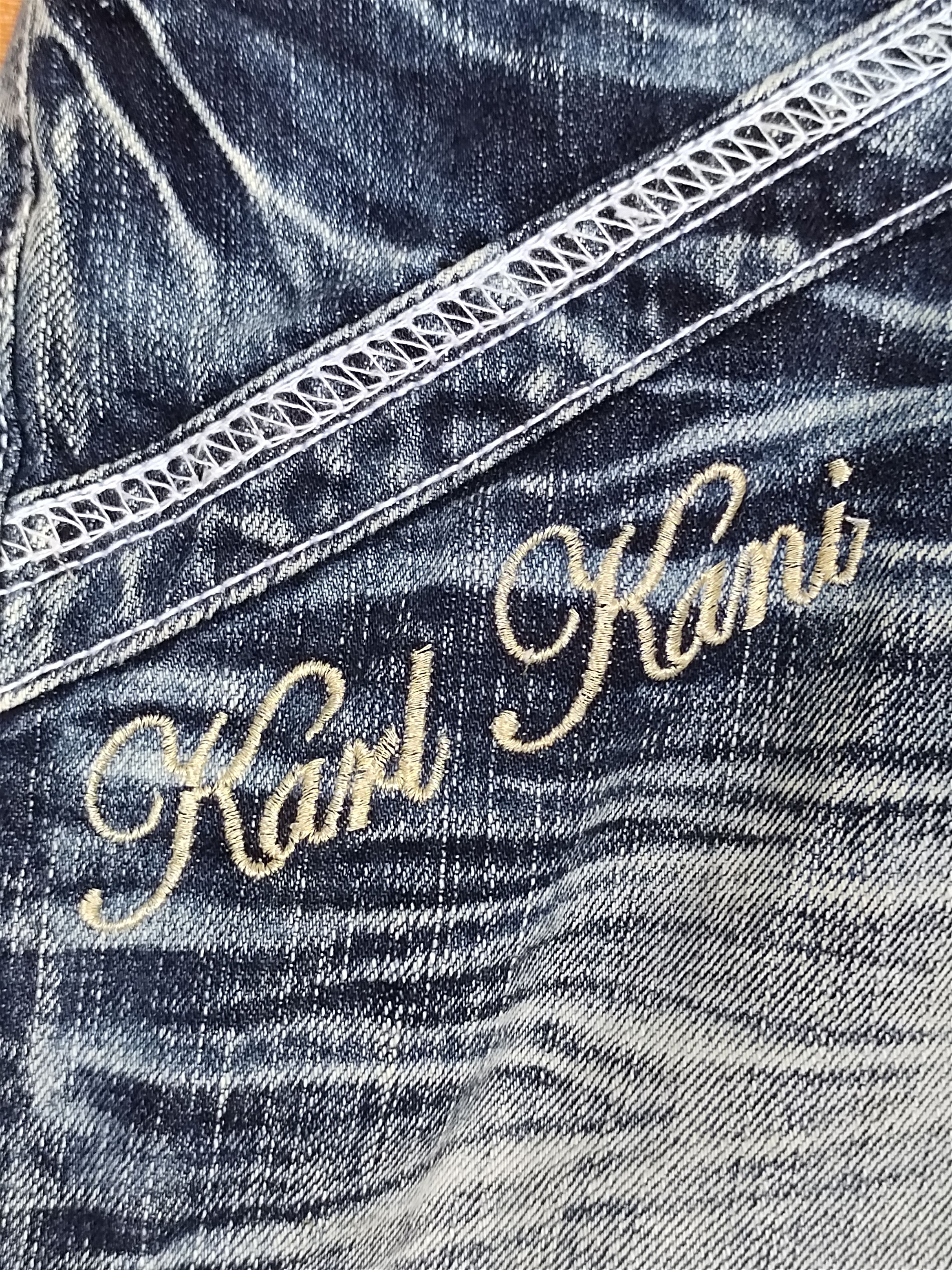 Karl Kani Karl Kani Cut Out Short Denim Jeans Size US 32 / EU 48 - 4 Thumbnail