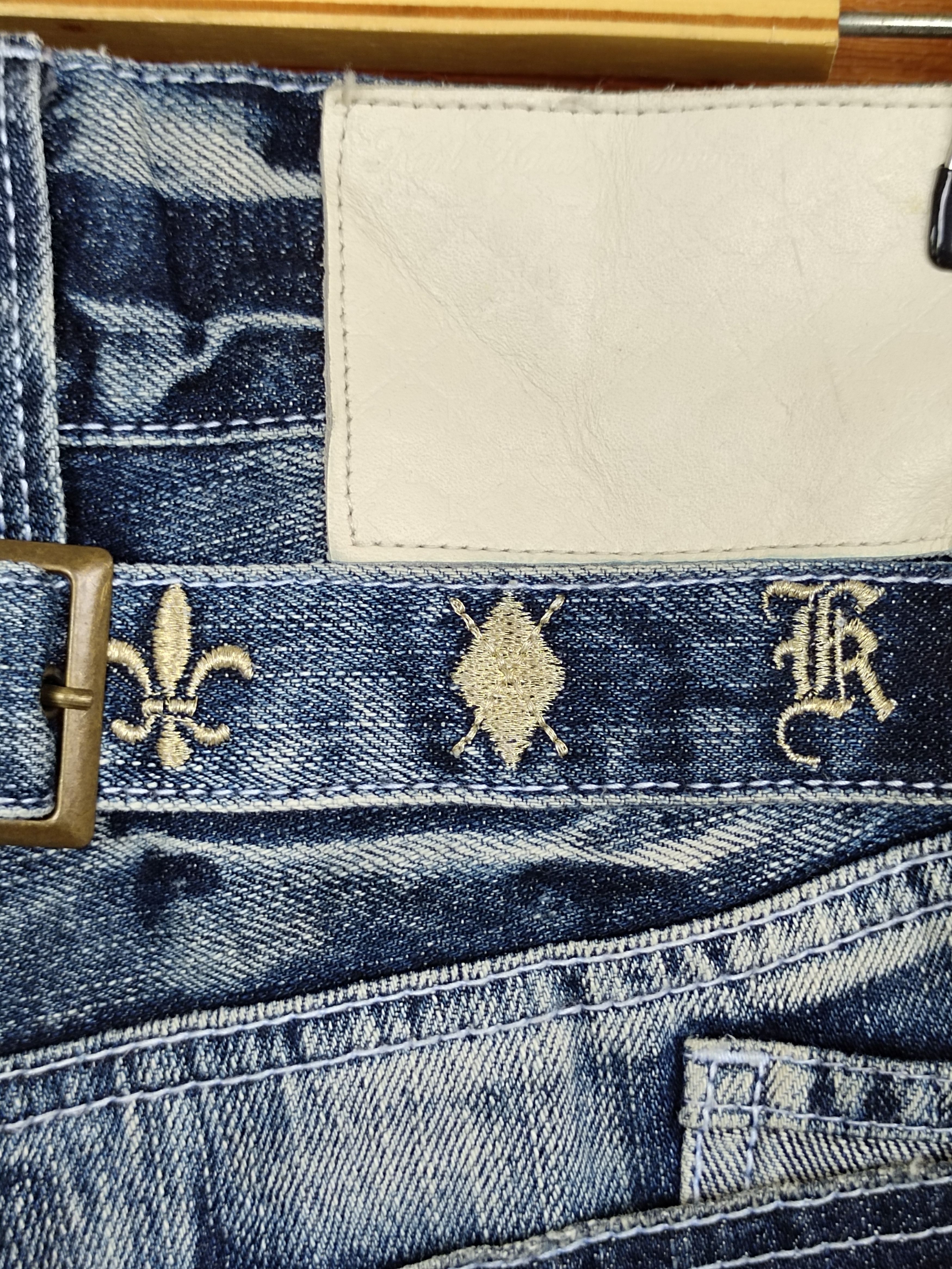 Karl Kani Karl Kani Cut Out Short Denim Jeans Size US 32 / EU 48 - 11 Thumbnail