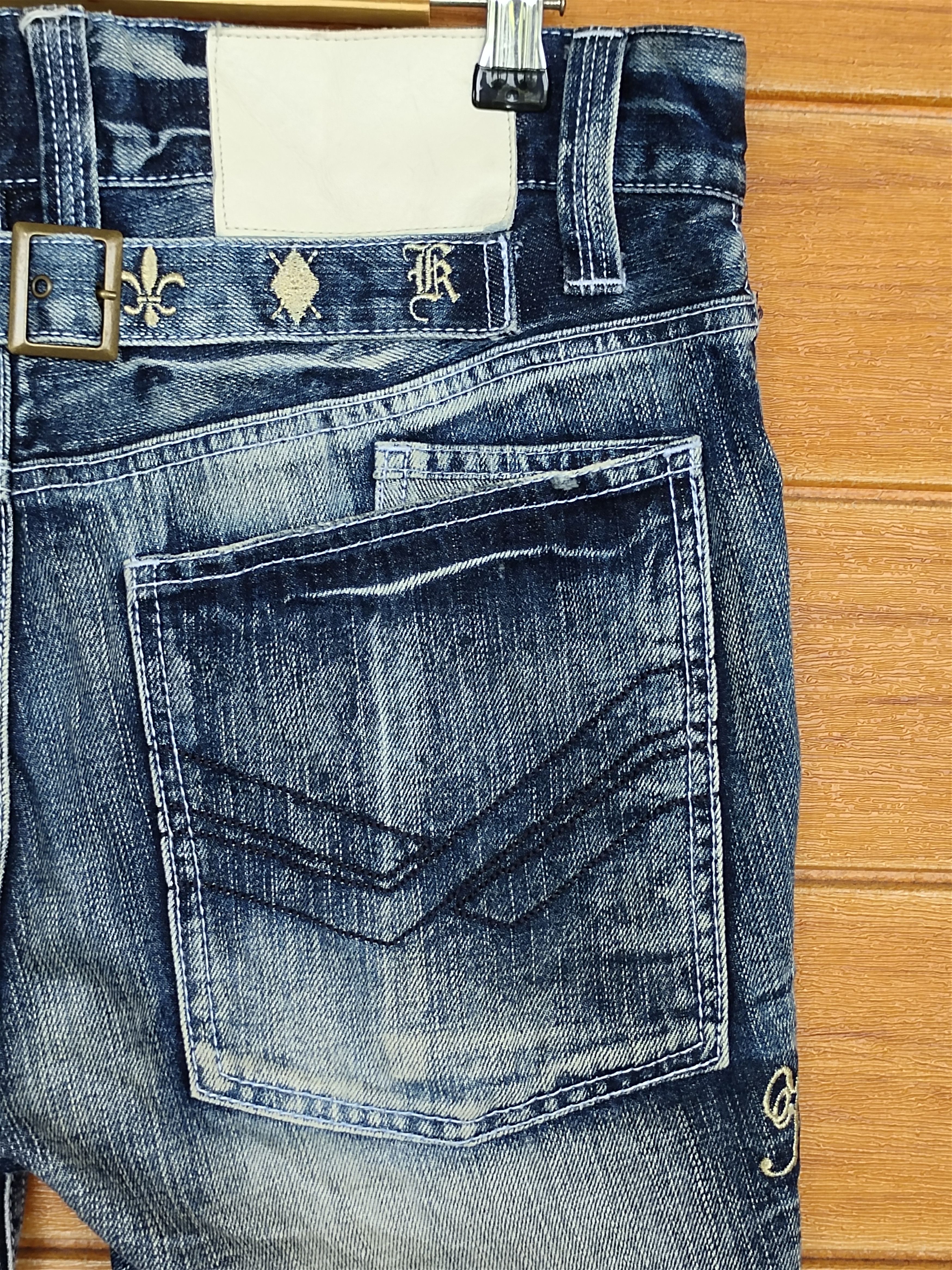 Karl Kani Karl Kani Cut Out Short Denim Jeans Size US 32 / EU 48 - 8 Thumbnail