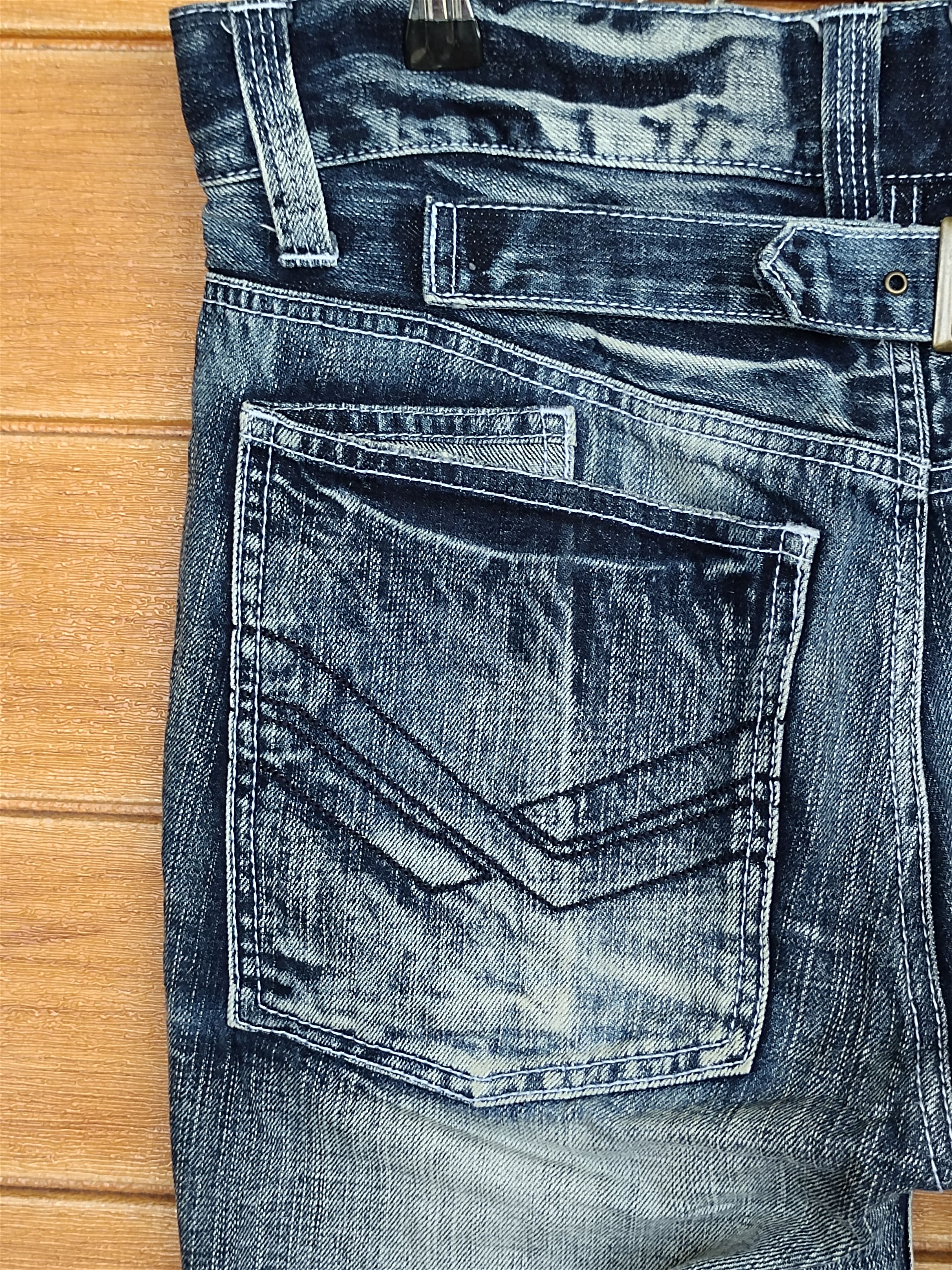 Karl Kani Karl Kani Cut Out Short Denim Jeans Size US 32 / EU 48 - 9 Thumbnail