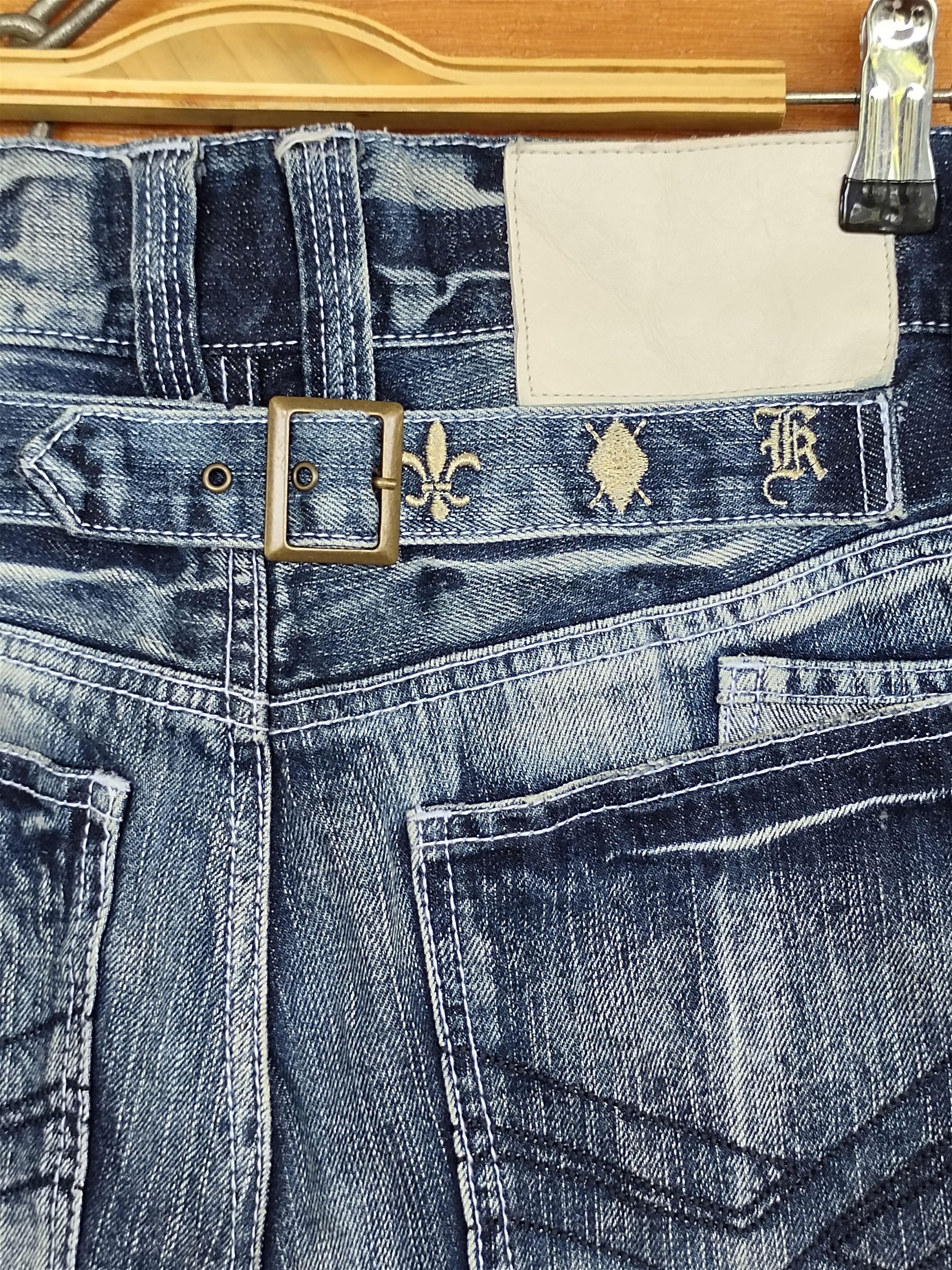 Karl Kani Karl Kani Cut Out Short Denim Jeans Size US 32 / EU 48 - 10 Thumbnail