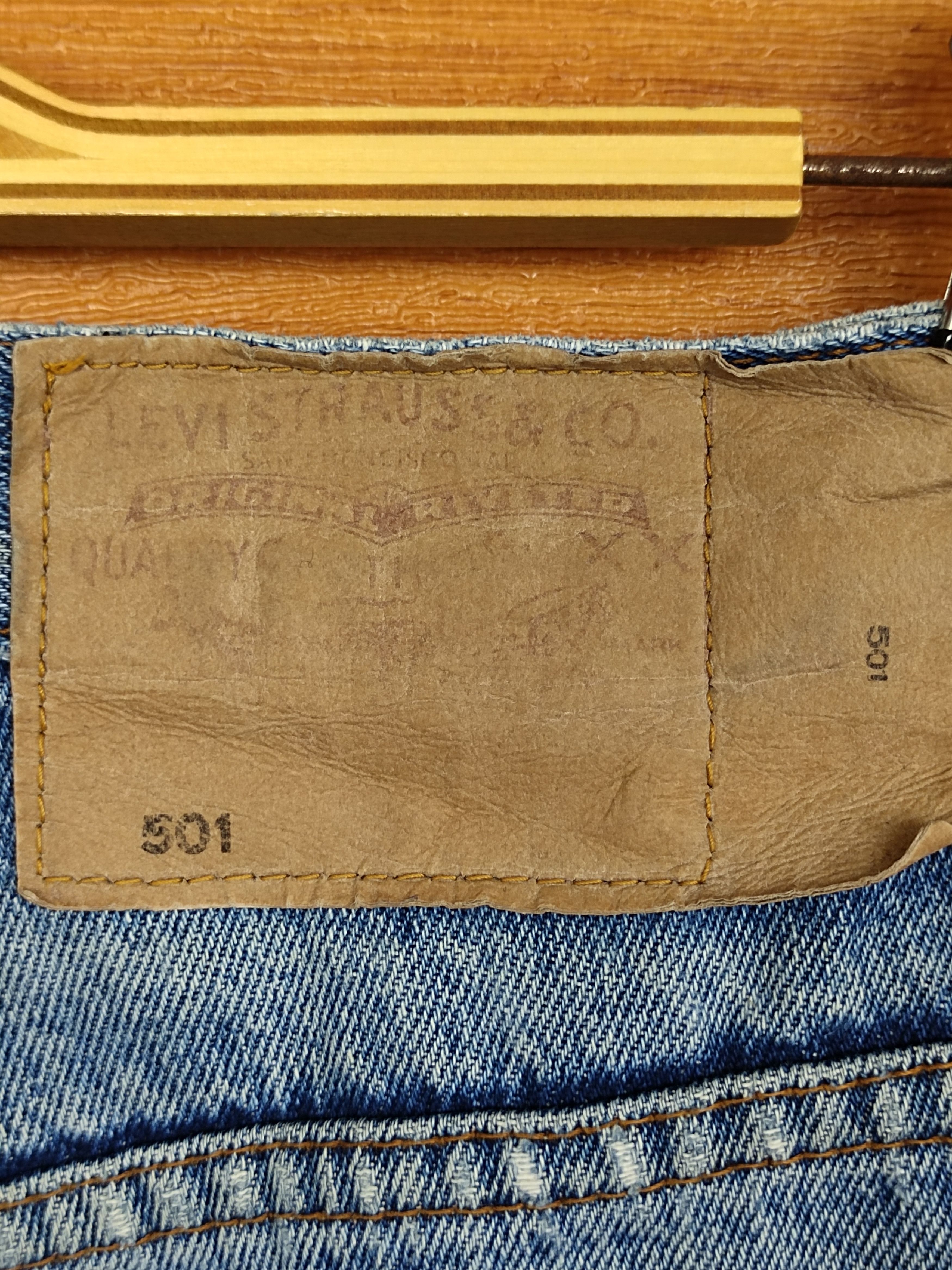 Levi's Vintage Levi's 501 Distressed Denim Jeans Kurt Cobain Size US 32 / EU 48 - 14 Thumbnail